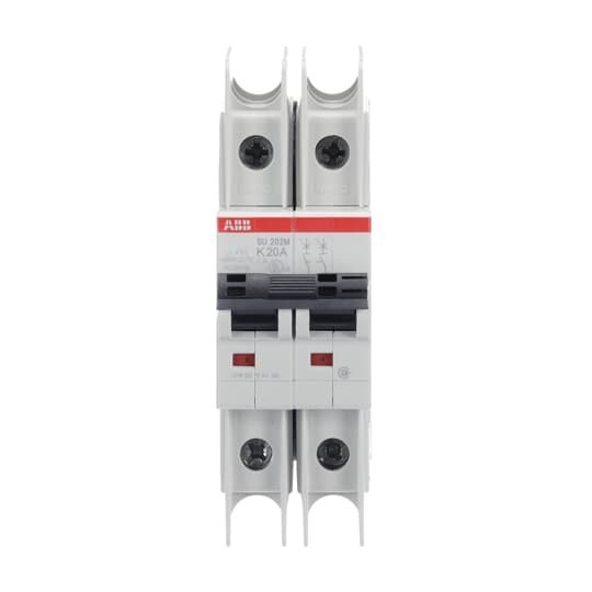 ABB SU202M-K20 Circuit Breaker 2-Pole 20A K-Curve DIN Rail MCB Industrial OEM