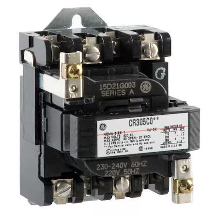Ge Cr305c003 240Vac Non-Reversing Magnetic Contactor 3P 27A Nema 1