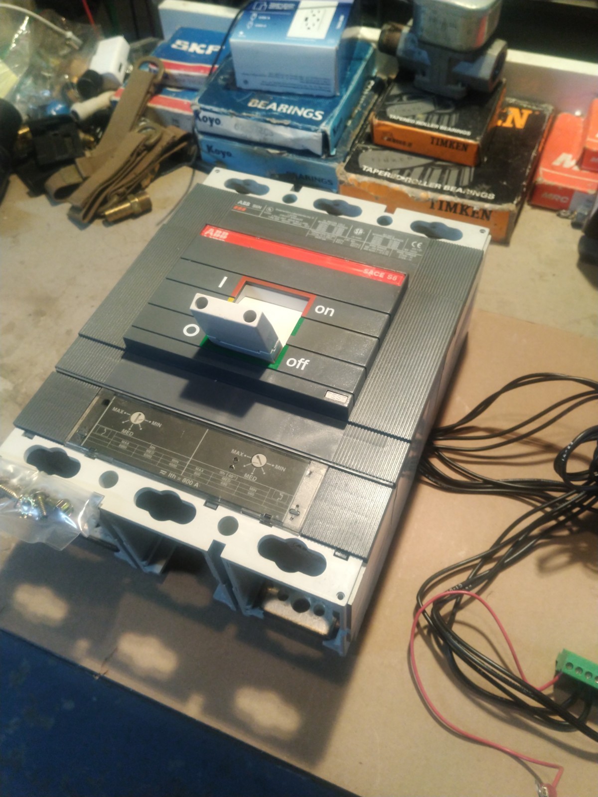 NEW ABB S6 SACE S6N600 CIRCUIT BREAKER 2-POLE 600A 500VDC 600VAC