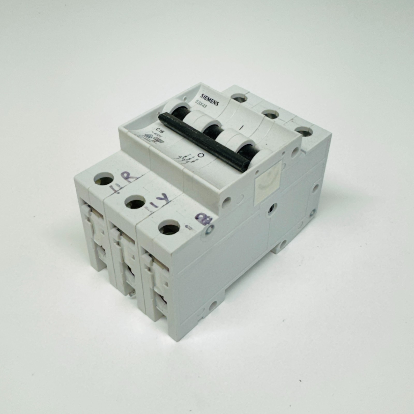 Siemens 5SX43 Circuit Breaker 3 Pole MCB 400V Industrial Electrical Switch Unit