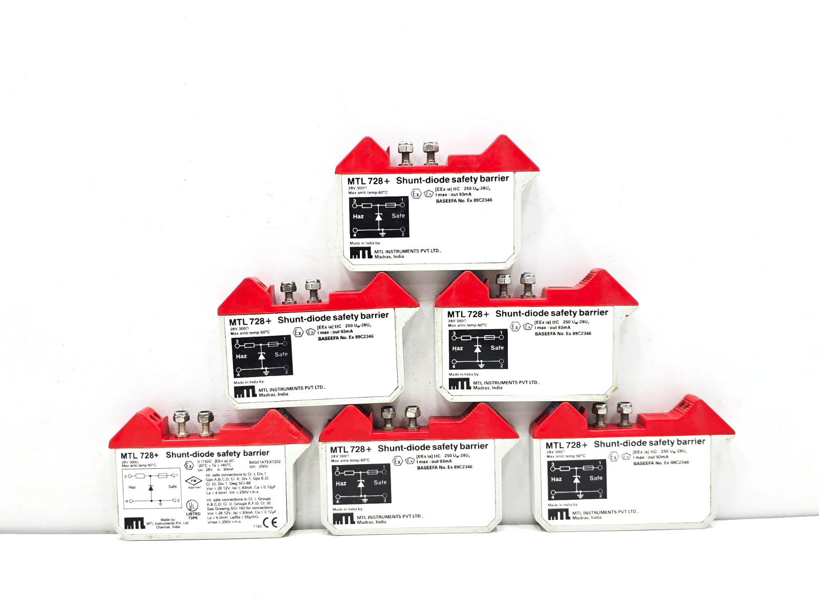 MTL 728+ Shunt-diode safety barrier Pack 6
