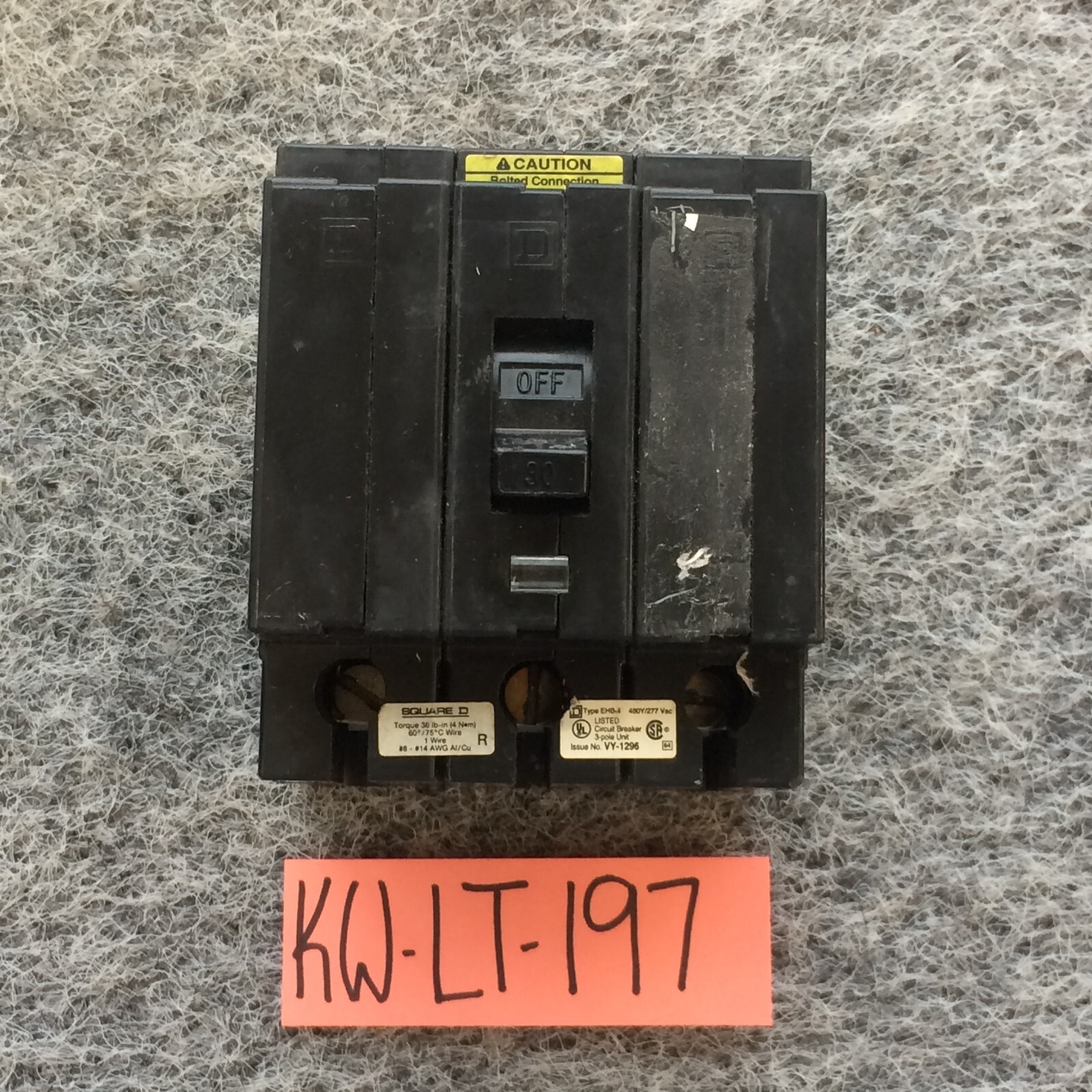 NOS Square D EHB34030 3 Pole Circuit Breaker 30 Amp – Ships Same Day –