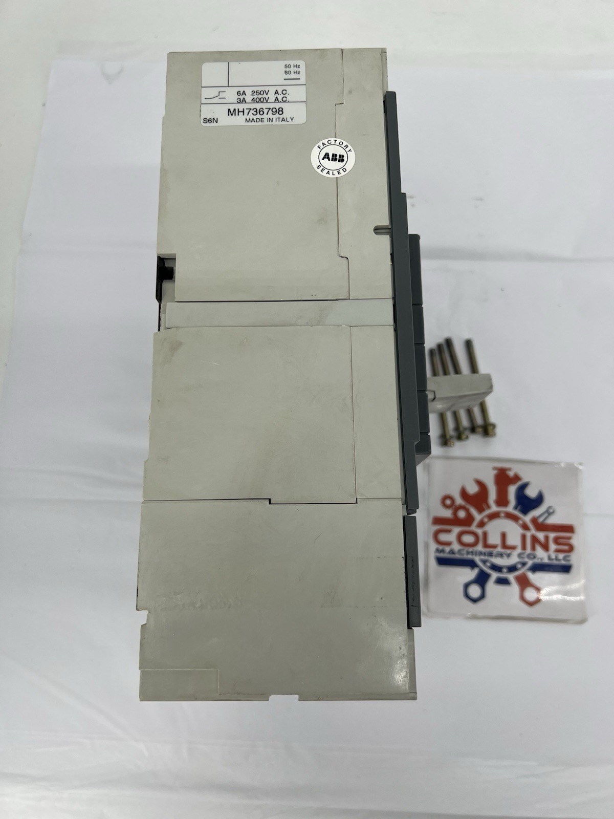 ABB SACE S6H-D, 3 Pole, 600 AMP, 600 VAC, Molded Case Switch, Made in Italy