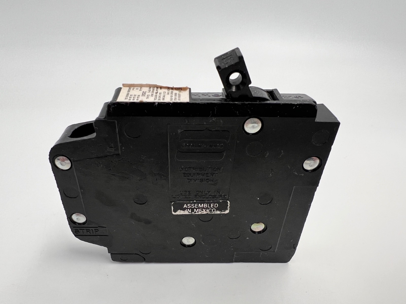 Crouse Hinds 15 Amp 1 Pole MH115L MH/MM Circuit Breaker LEFT CLIP