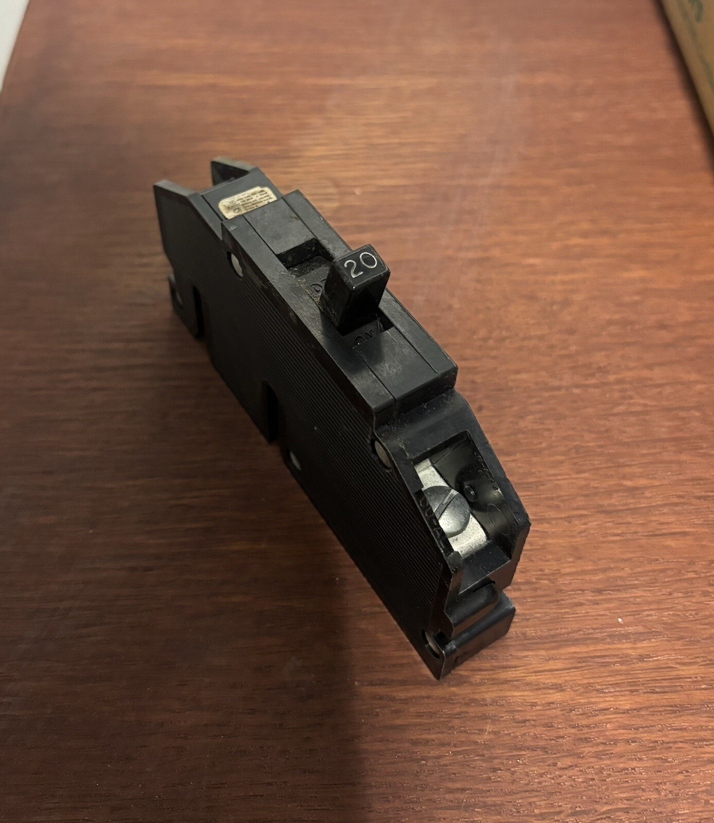 Genuine Zinsco Branded QB 20 Amp Single Pole 120V Type QB Circuit Breaker