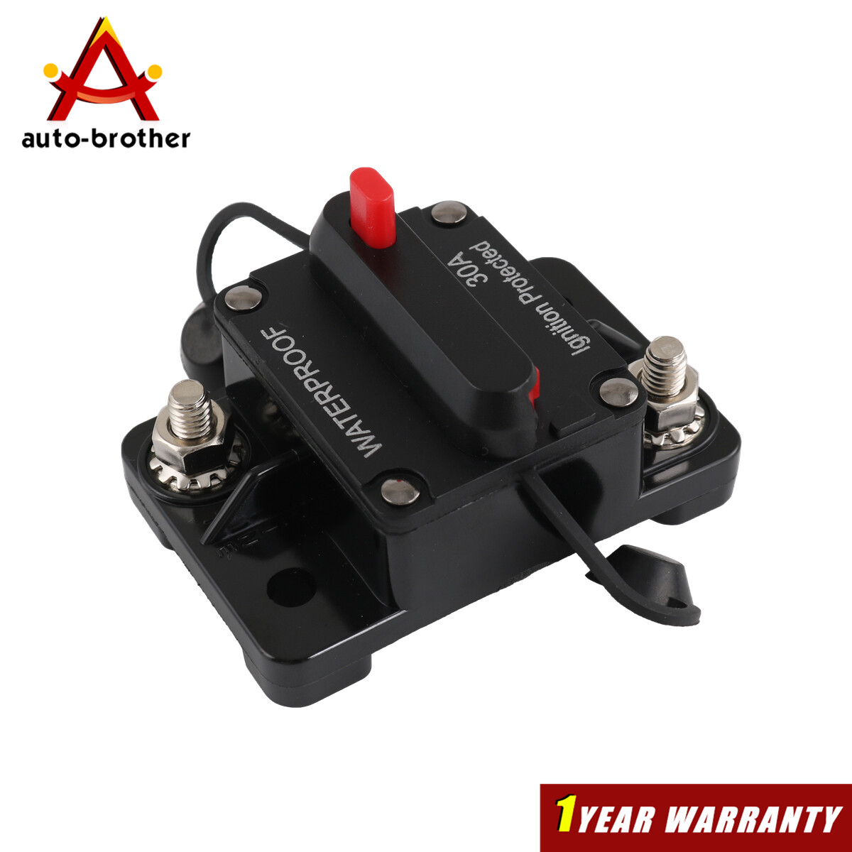 Manual Reset Switch Circuit Breaker Audio Fuse 30A-300A Amp 12V-48V DC Car Boat