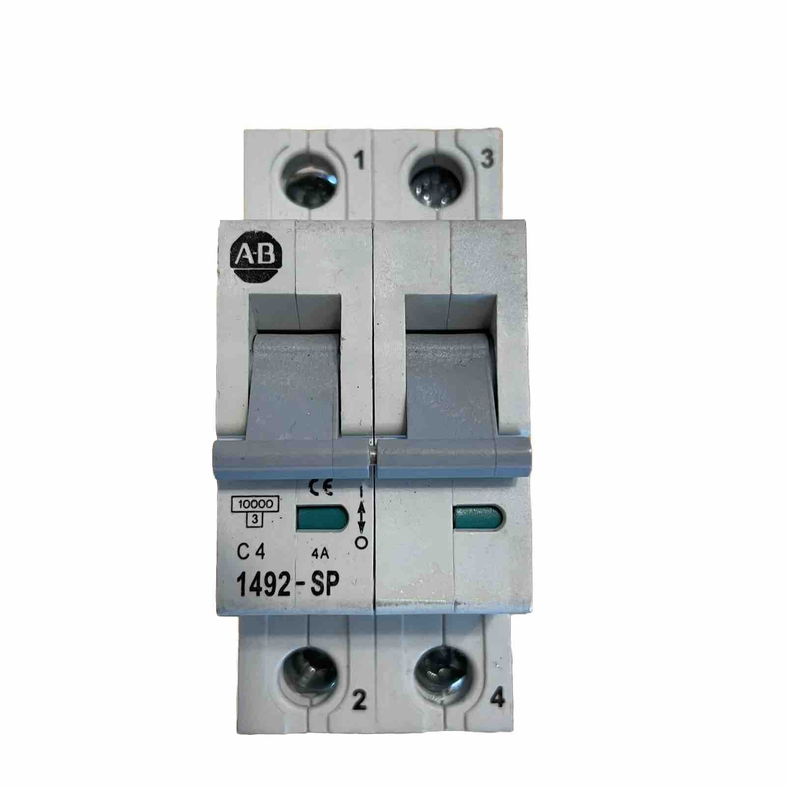 ALLEN BRADLEY 1492-SP2C040 CIRCUIT BREAKER, 415 VAC, SER. C, 2P 4A 2 Pole 4 AMP