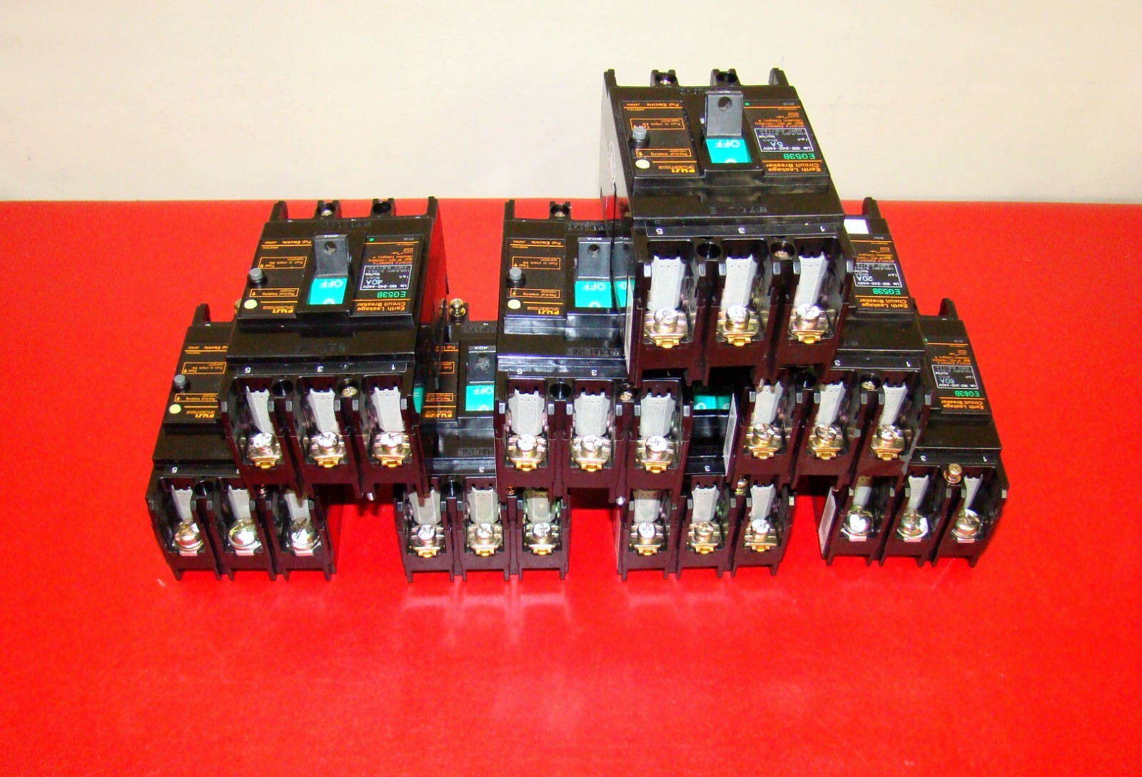 FUJI EG53B 3 Pole (5A) (10A) (15A) (20A) (30A) (40A) 50A Leakage Circuit breaker