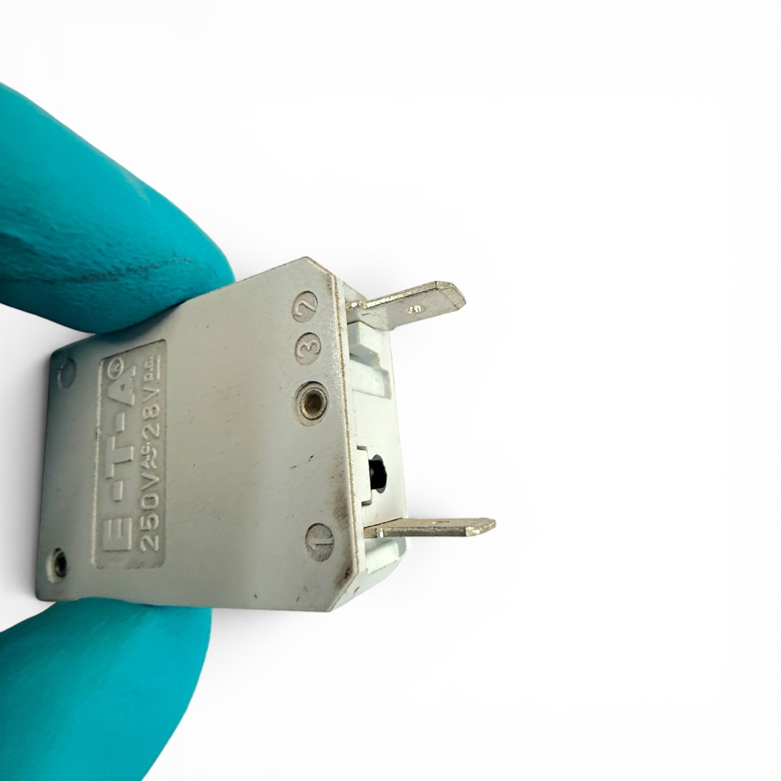 ETA 127-P10-H-KF Mini Thermal Circuit Breaker 25A 250VAC 28VDC