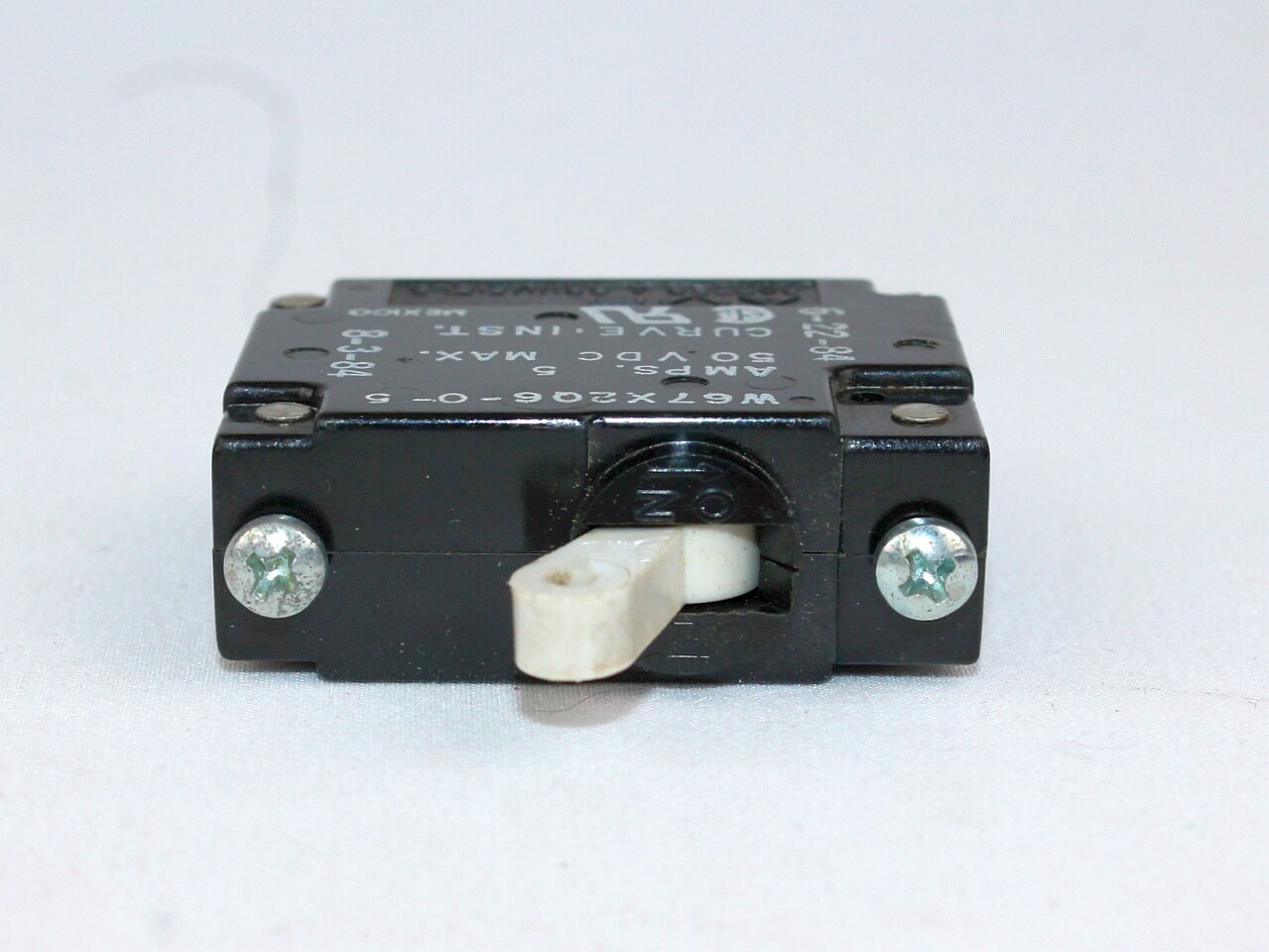 AMF/Potter & Brumfield W67-X2Q6-0-5 ~~ 5A, 50VDC Circuit Breaker ~ NOS