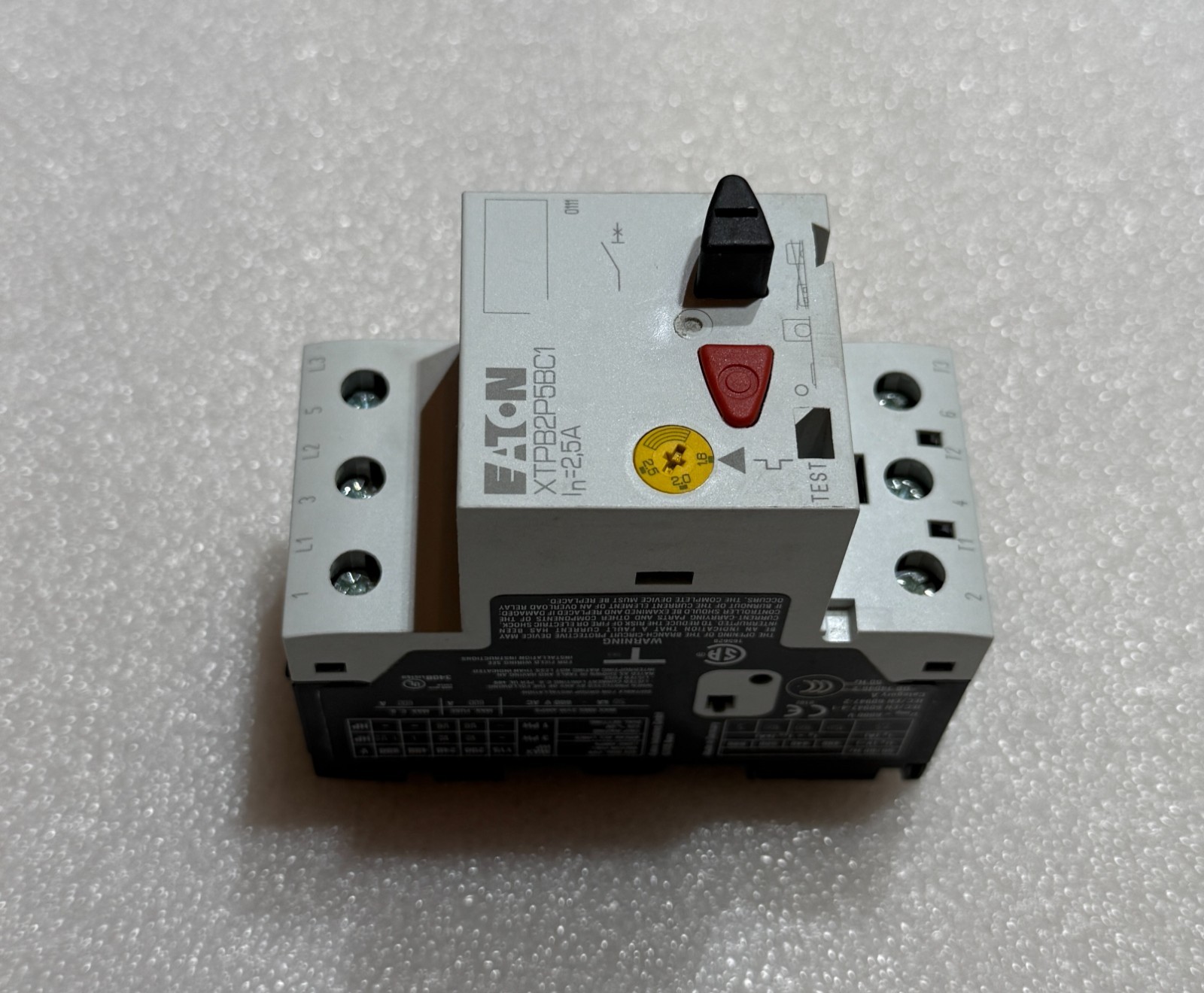 Eaton XTPB2P5BC1 Manual Motor Protectors