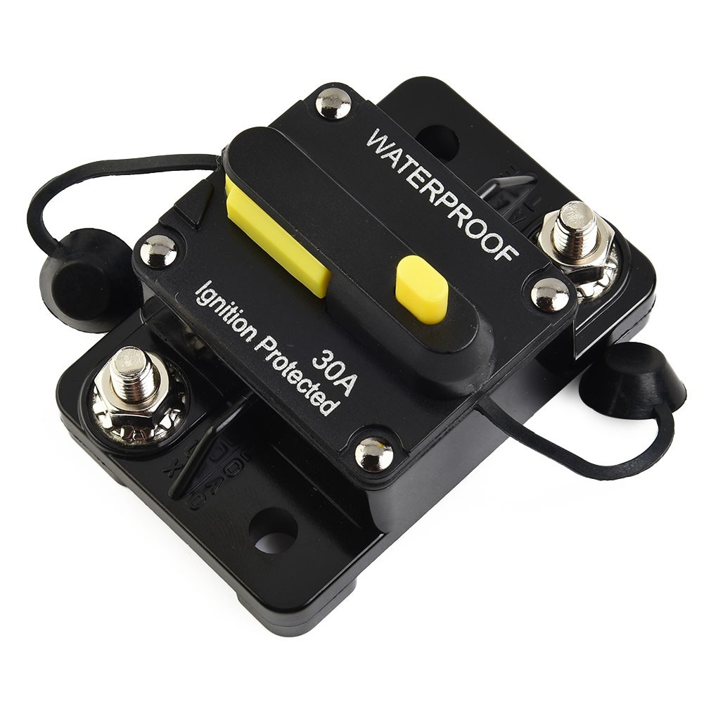 Car Circuit Breaker Fuse-Reset 12V-48V DC Car Boat Auto Waterproof 30-300 Amp