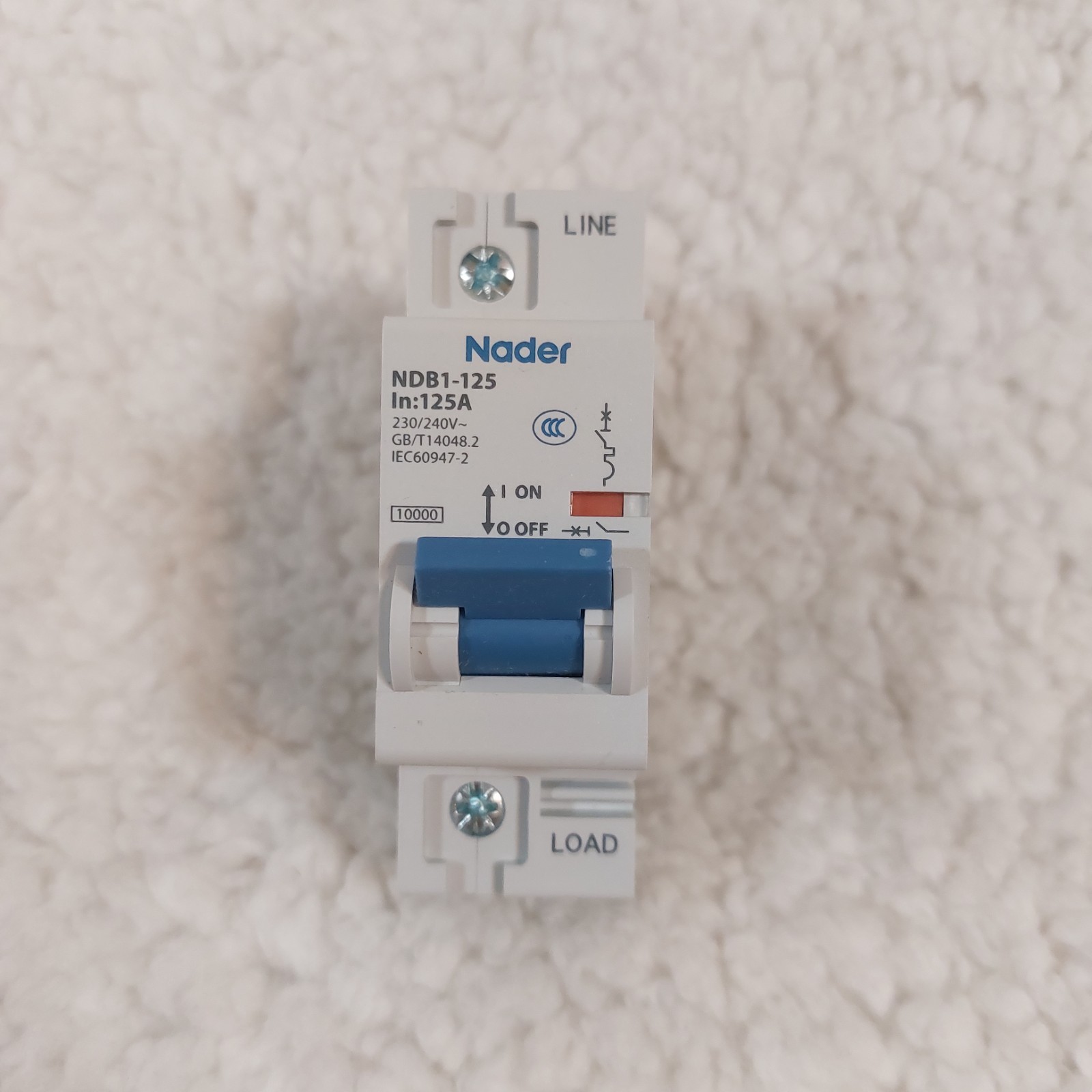 Nader NDB1-125 125A BREAKER 230/240V~ GB/TI 4048.2 IEC60947-2 Brand New!