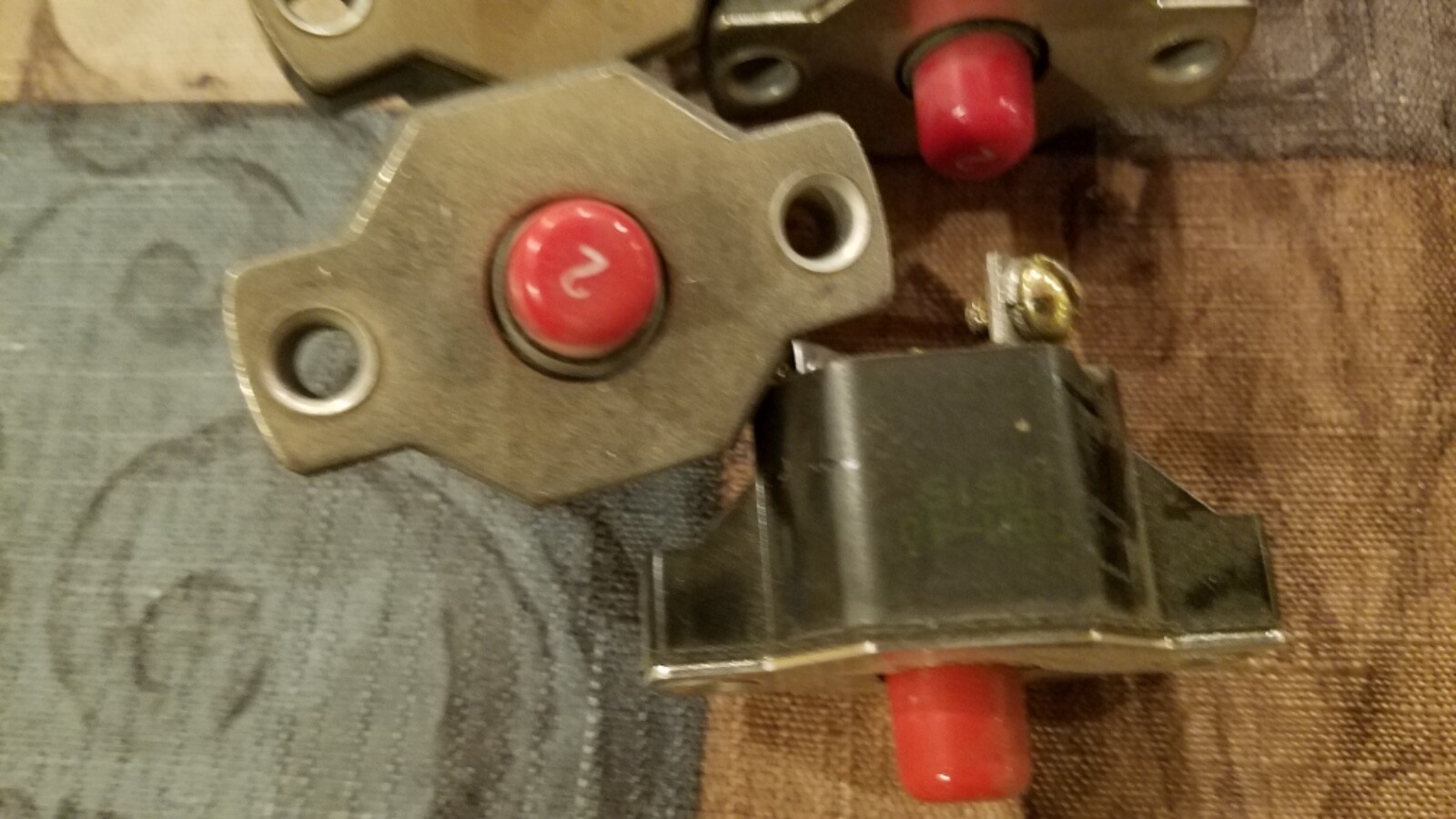 Klixon, CDM-2, 2 Amp, Circuit Breaker, Manual Reset, 2 Amp