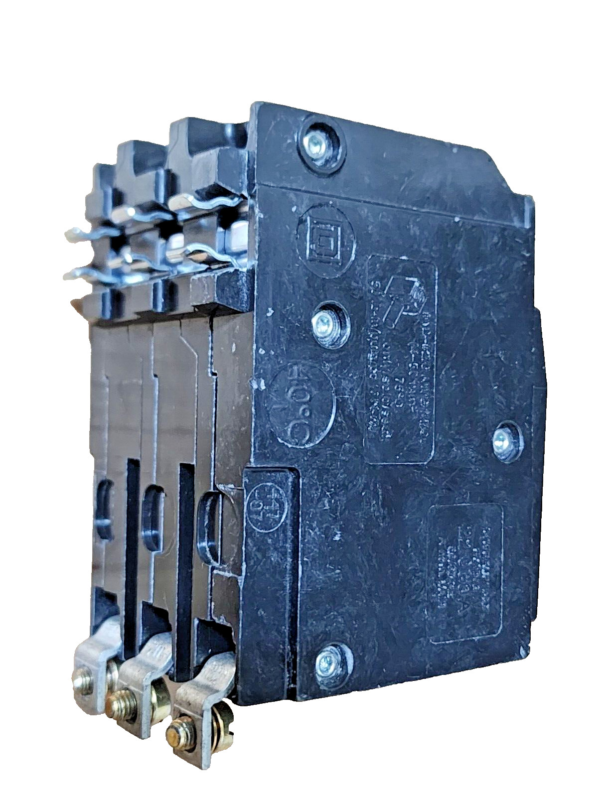 Square D QOB360VH, 3 Pole, 60 Amp, 22kA, Bolt-On Circuit Breaker 240Vac