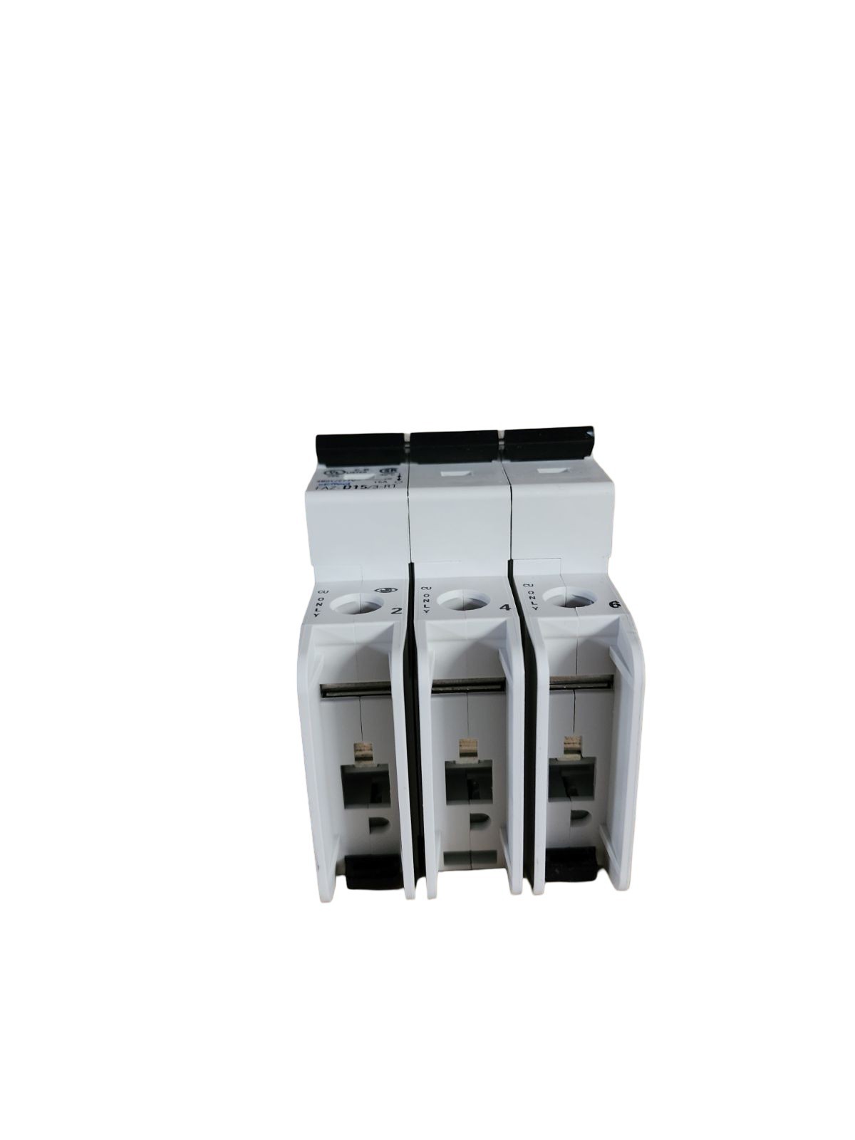 Eaton FAZ‑D15/3‑RT Breaker 15A 3‑Pole 480Y/277V 15kA Type D DIN Rail Industrial