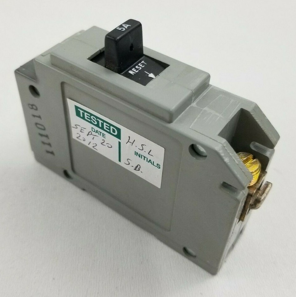 Eaton ALB-1 Circuit Breaker. 5A. #454D507G01. Used. Fast shipping!!!