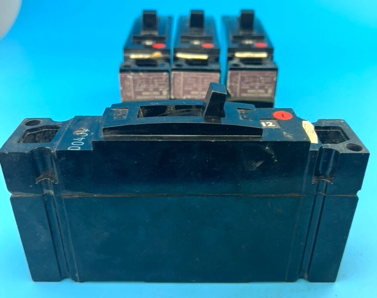 GE TED113020 20 Amp 1 Pole Circuit Breaker General Electric 20A 277V (Lot Of 4)