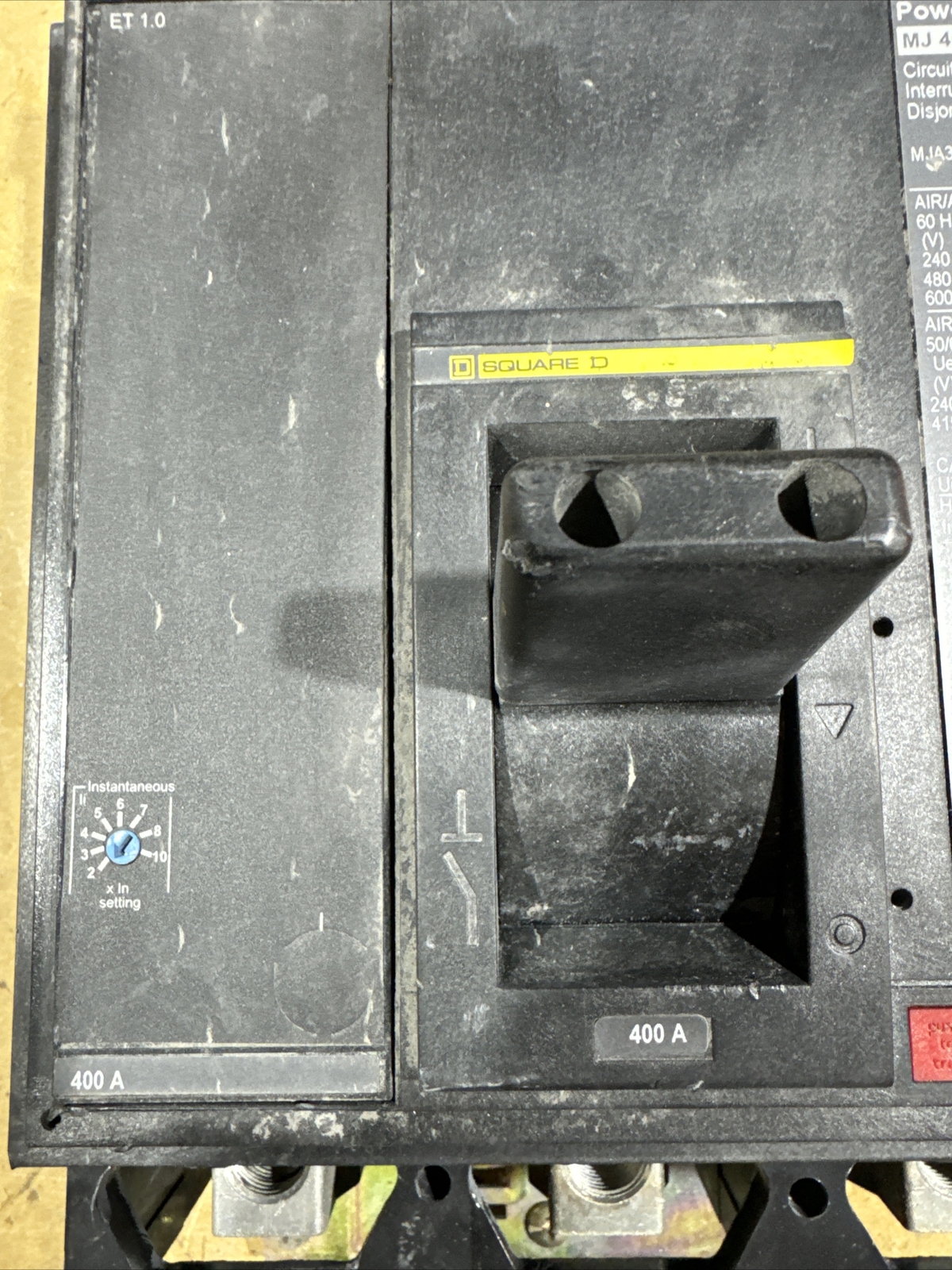 Square D PowerPact MJ400 MJL36400 Schneider Electric