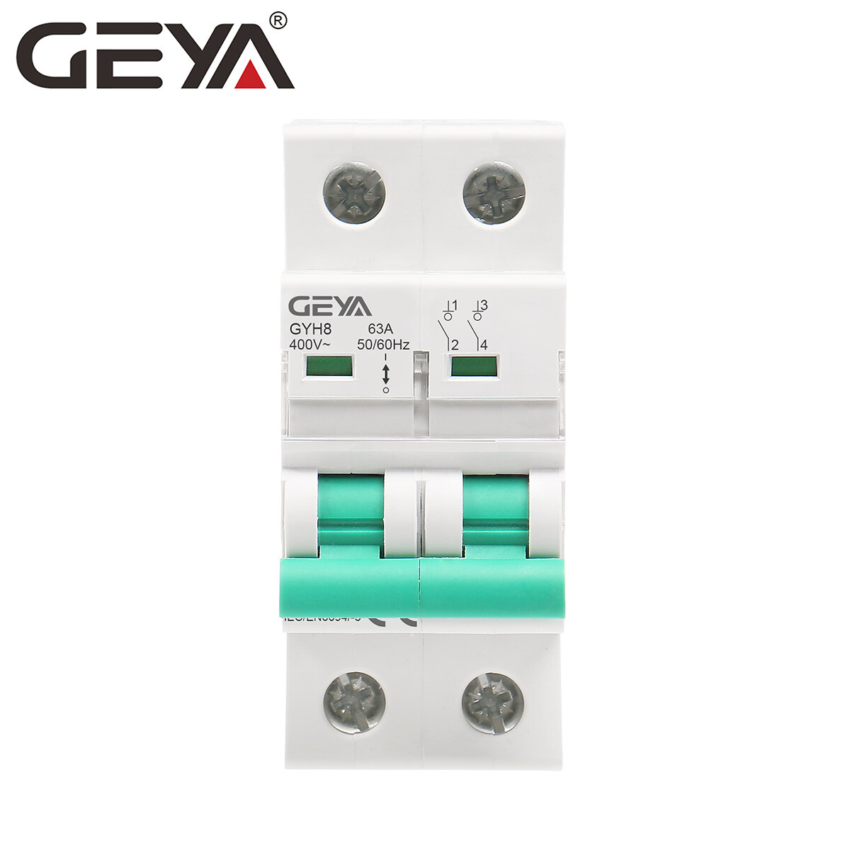 GEYA Isolator Circuit Breaker 2Pole Main Switch 63A 100A 125A 230V Isolating NEW