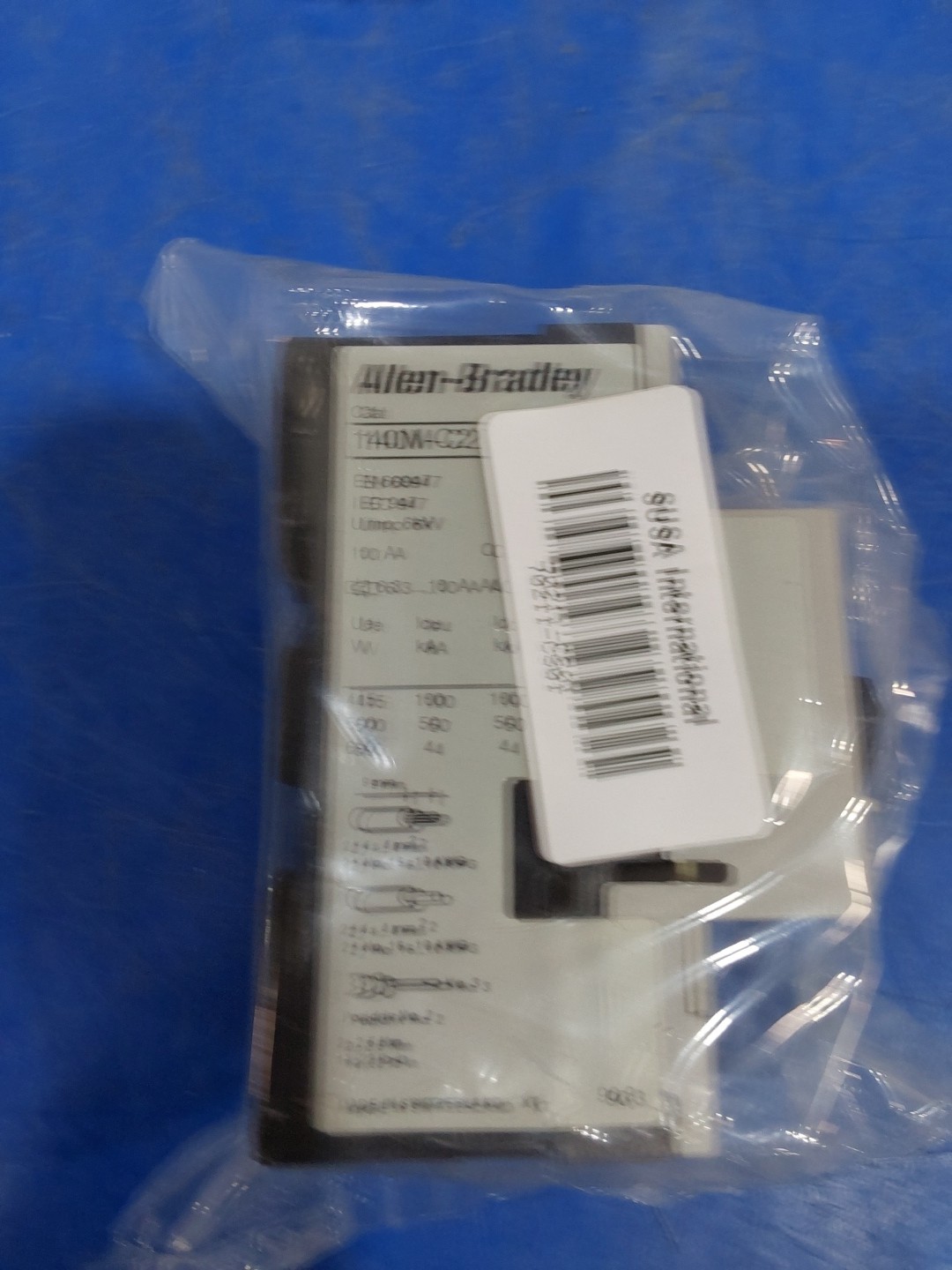 Allen-Bradley 140M-C2T-C10 Circuit Breaker, Ser B, 6.3-10A