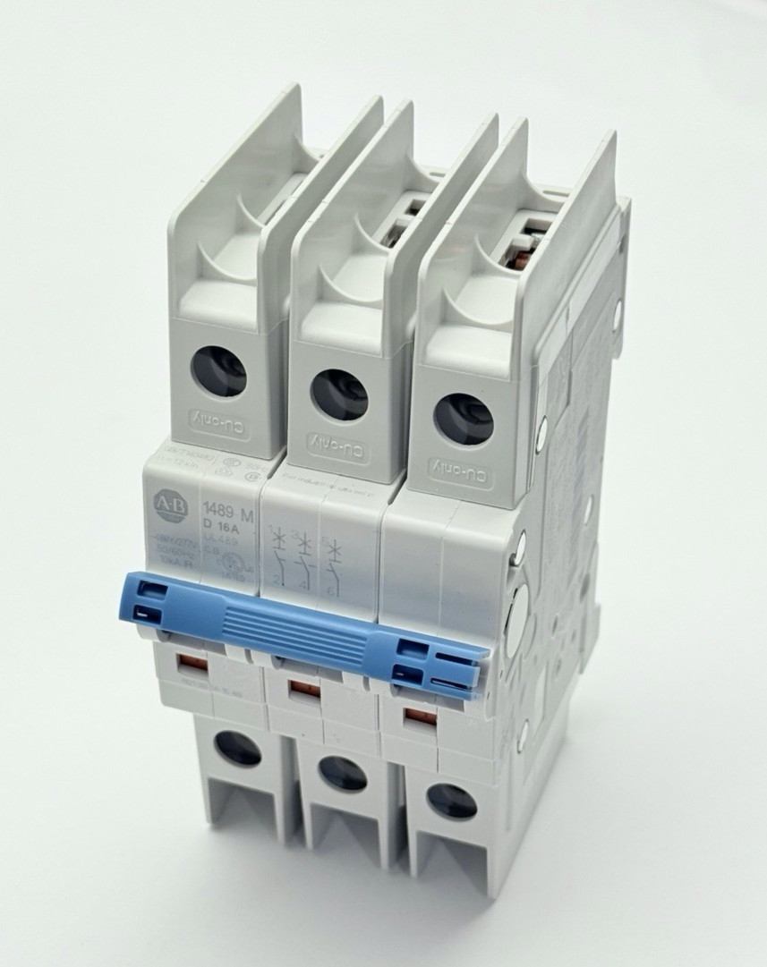 Allen-Bradley 1489-M3D160 Circuit Breaker, 16 Amp, 3 Pole, 480Y/277VAC