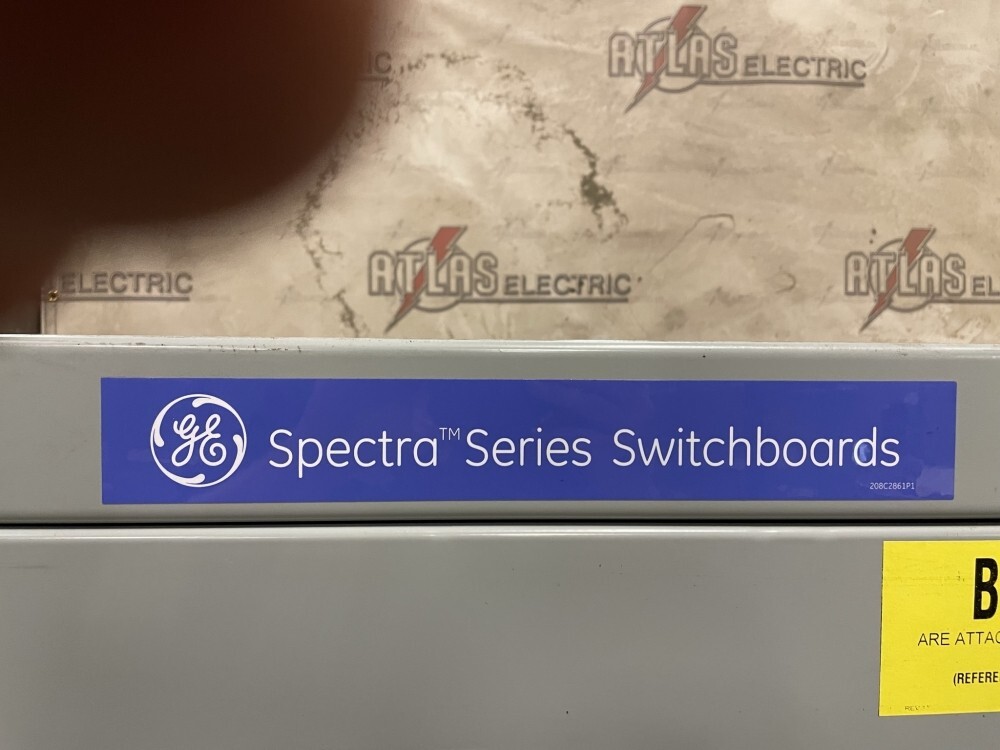 General Electric Spectra 1600 Amp 480 Volt Switchboard Electrically Operated