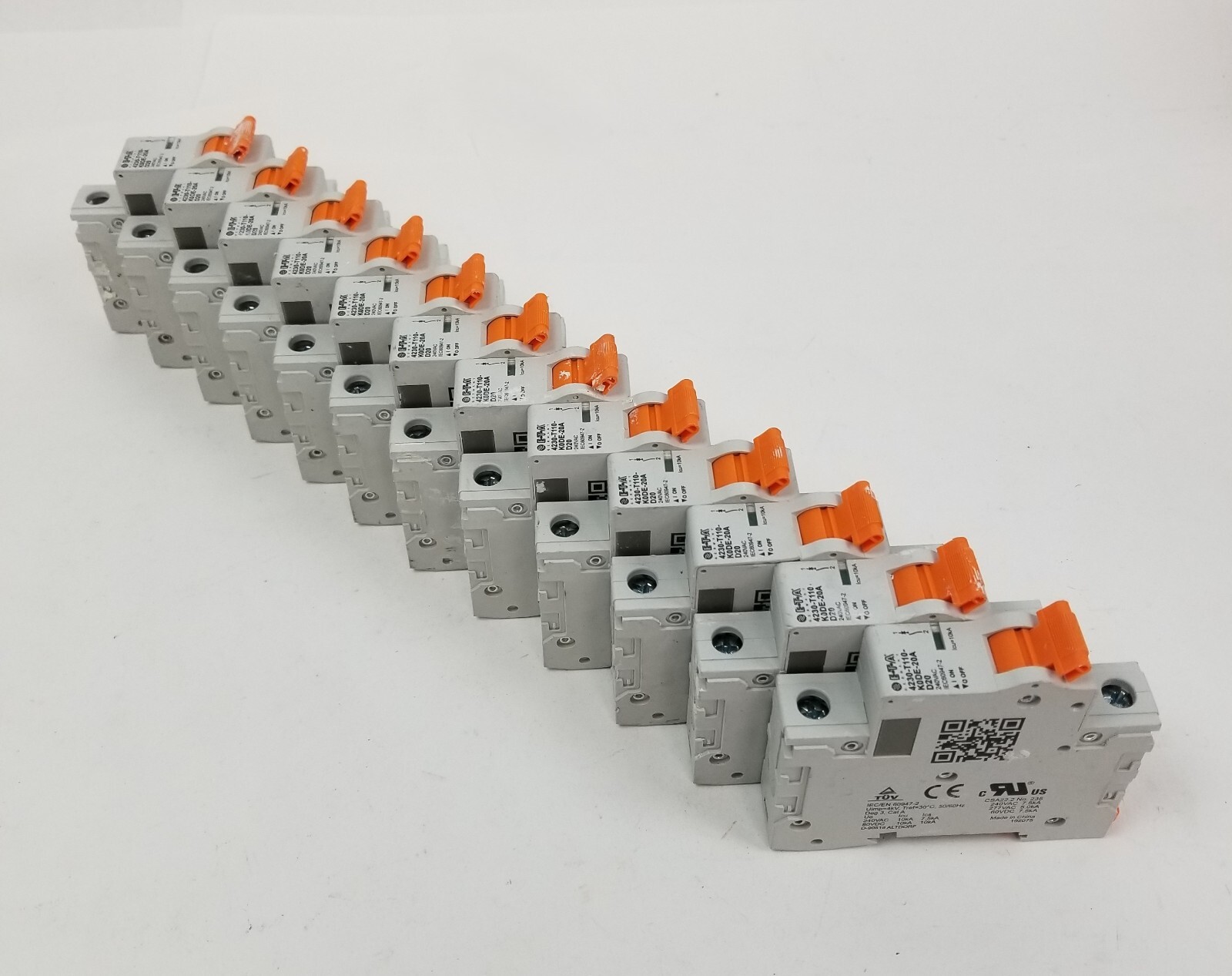 12 ETA 4230-T110-K0DE-20A-D20 Mini Thermal-Magnetic Circuit Breaker 20A NEW