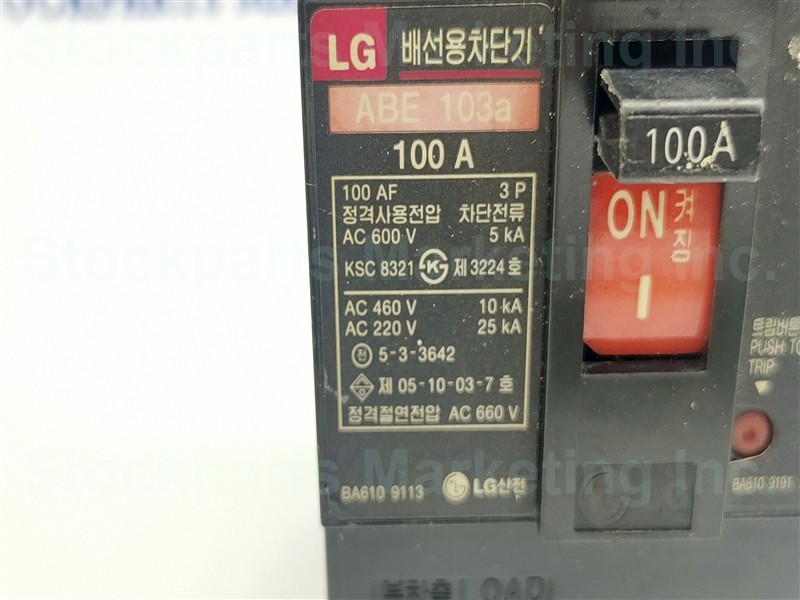 LG ABE 103a Circuit Breaker 100A 3 Pole 30 Days Warranty Fast Shipping!!!