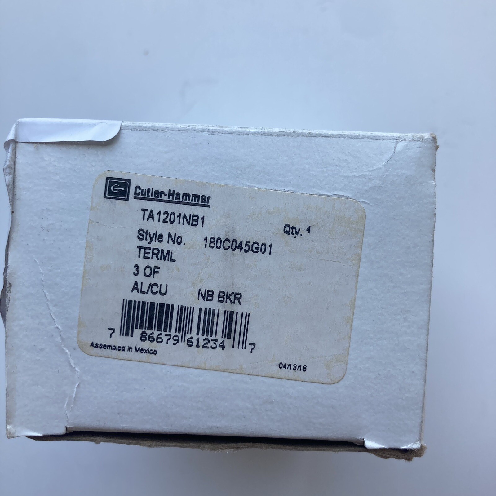 EATON CUTLER HAMMER TA1201NB1 N Frame Type NB ND HND Breaker Lug Terminal ILSCO