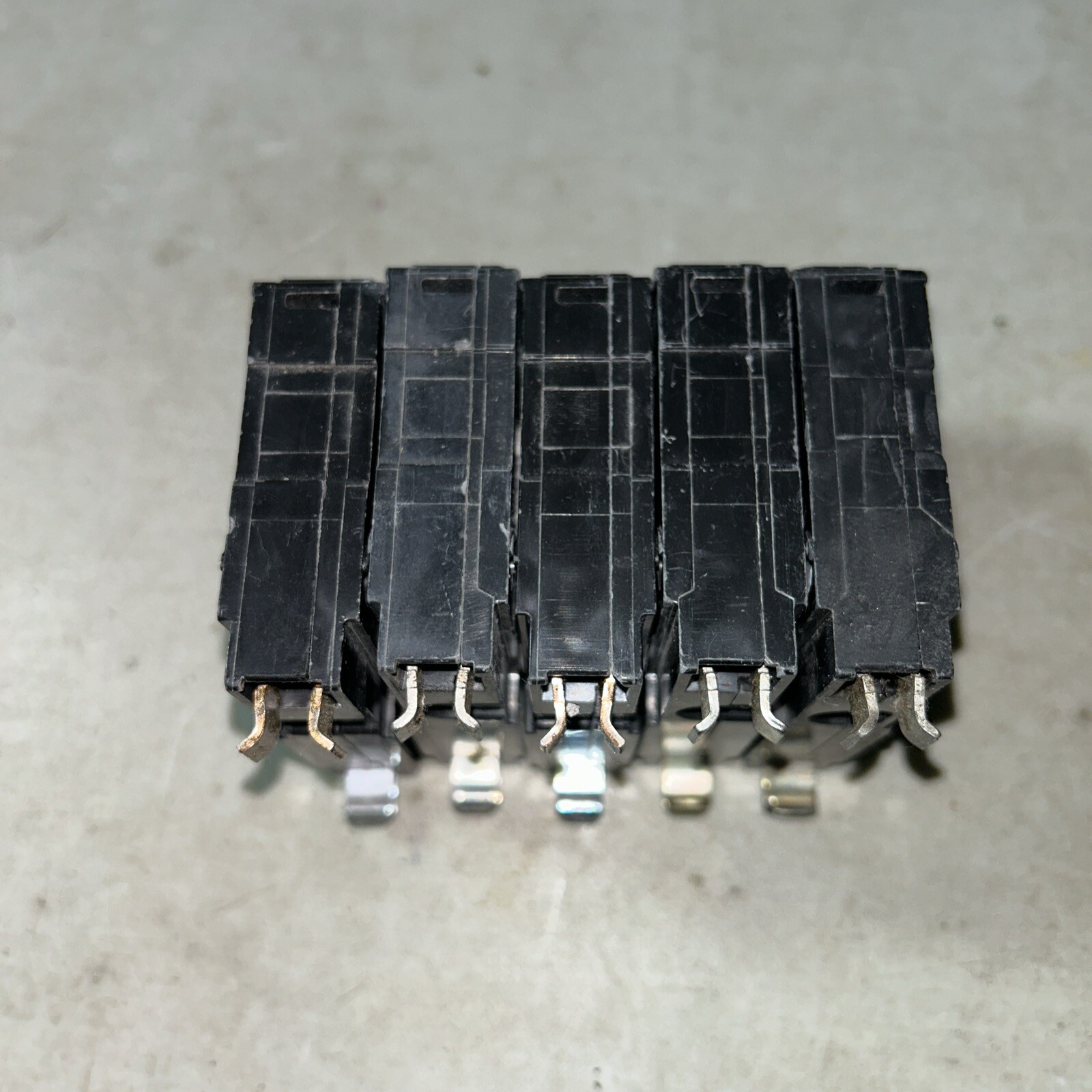 Lot Of 5 Square D QO115 15 Amp Miniature Circuit Breaker