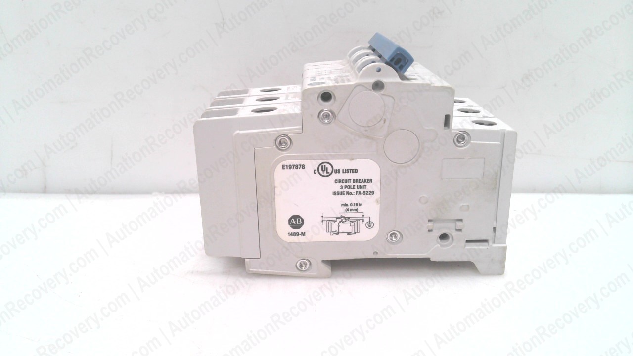ALLEN BRADLEY 1489-M3D160 SERIES D, MINIATURE CIRCUIT BREAKER #345221