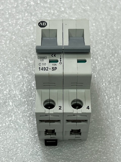 1492-SP2C100 Ser C 2 Pole 10A Miniature Circuit Breaker New in Box