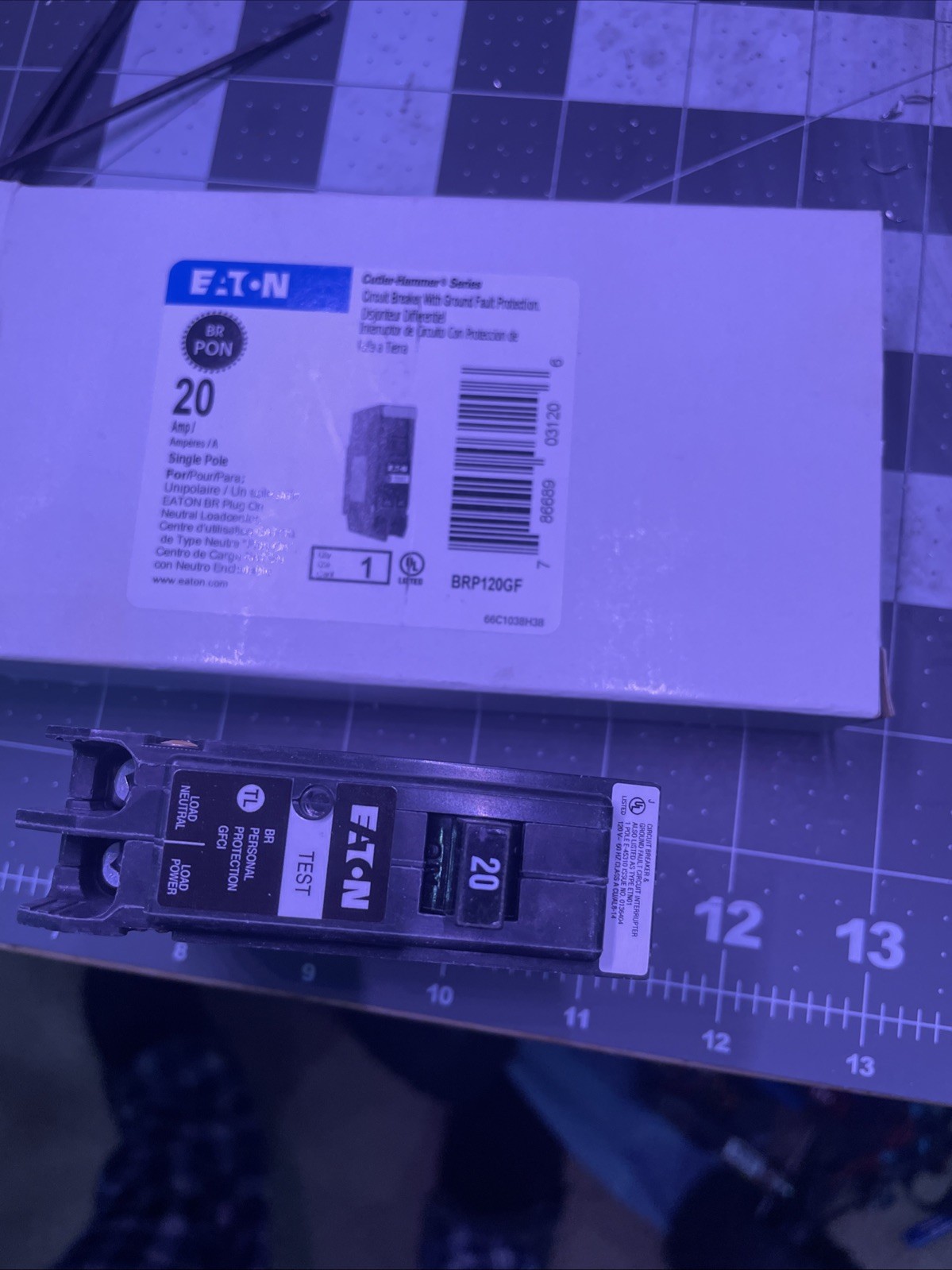 Eaton BRP120GF GFCI Circuit Breaker