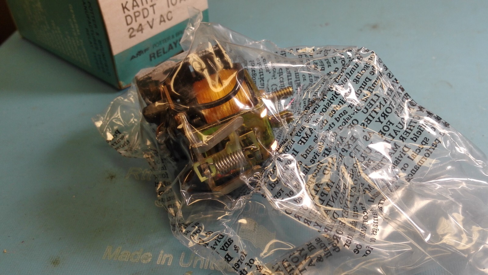 AMF , POTTER BRUMFIELD , I62 , KAIIAG , 10 AMP , 24 VAC , Relay KA-IIAG-24