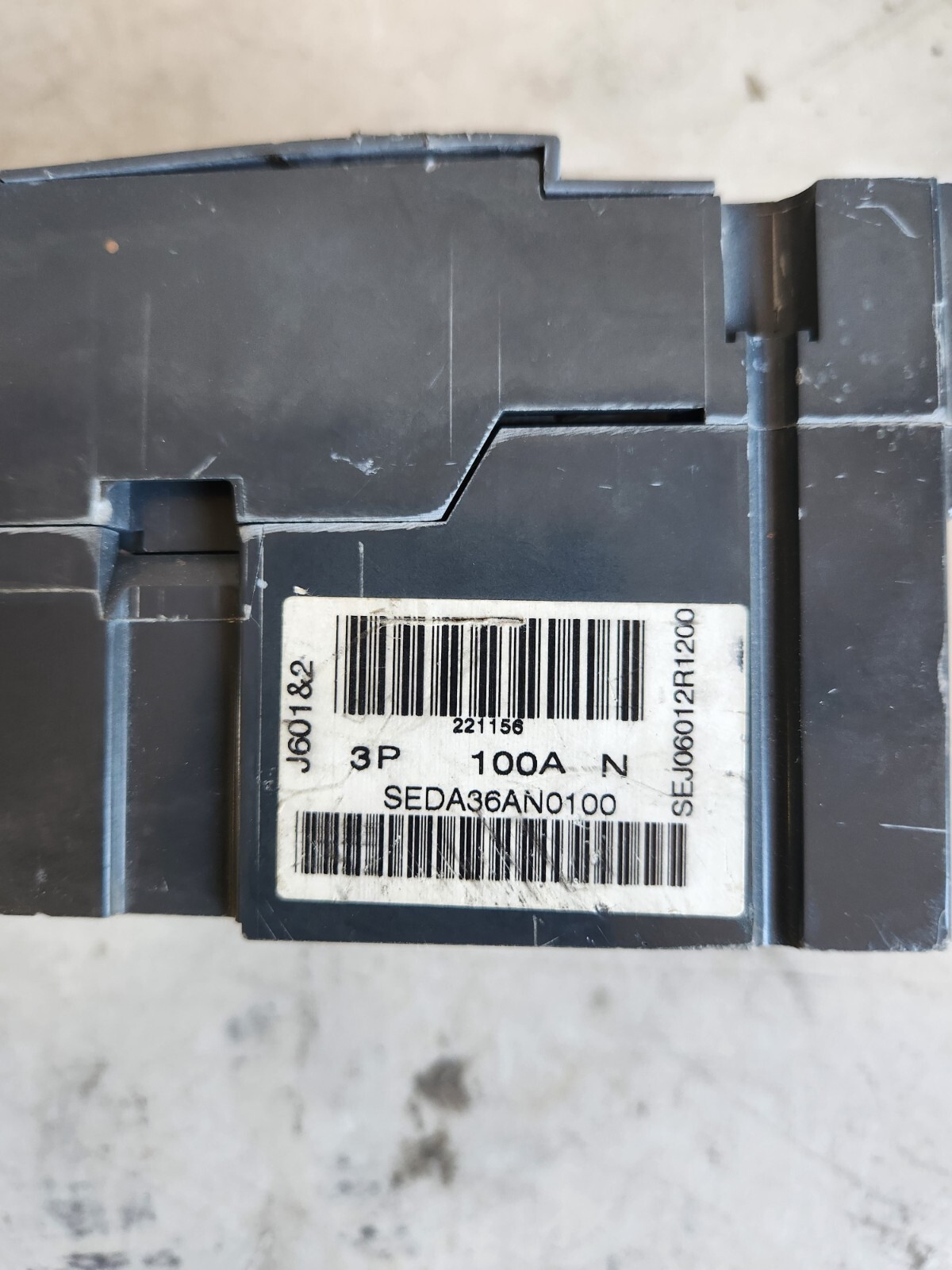 GE Spectra RMS SEDA36AN0100 Molded Case Switch 100 Amp (#63)