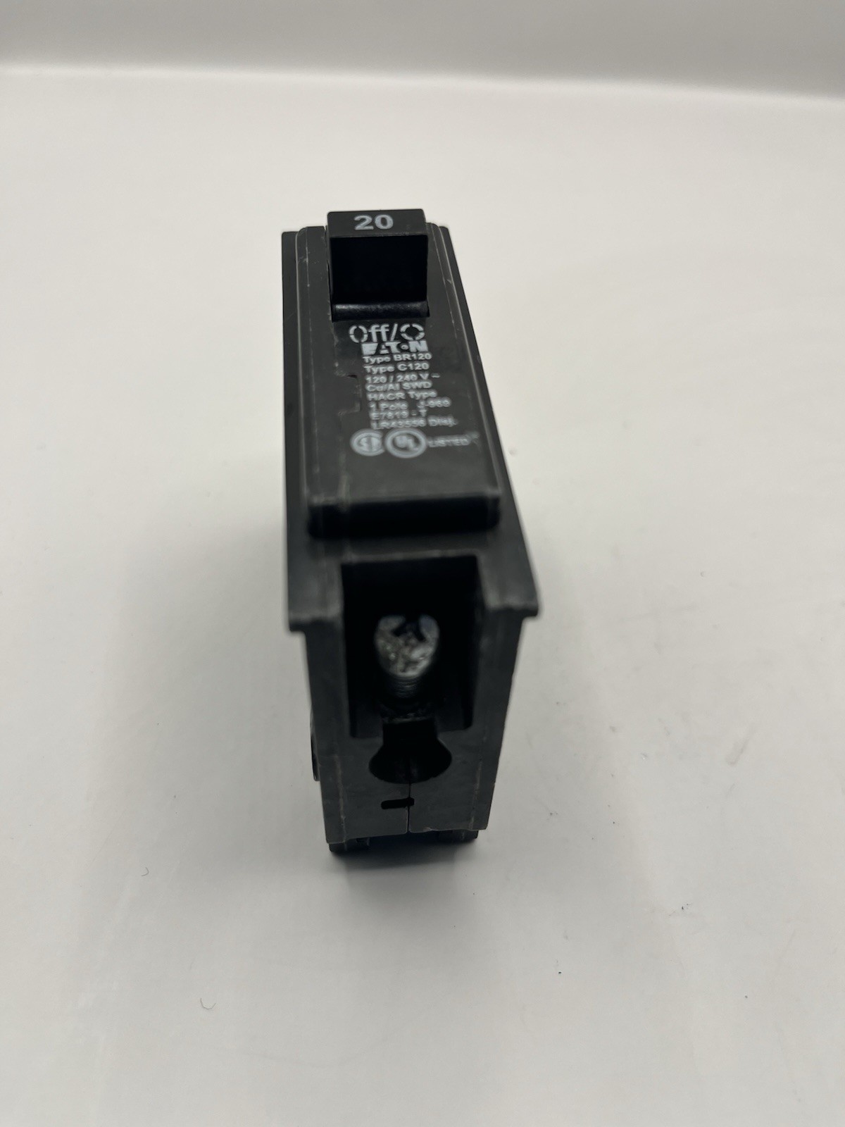 Eaton BR120 Thermal Magnetic Circuit Breaker – Black