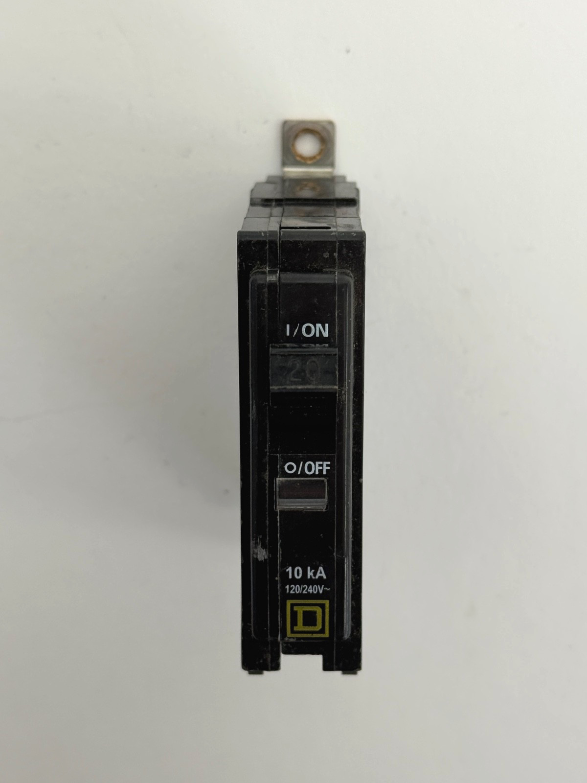 Square D QOB120 1 Pole 20Amp 120/240v Bolt-On Miniature Circuit Breaker