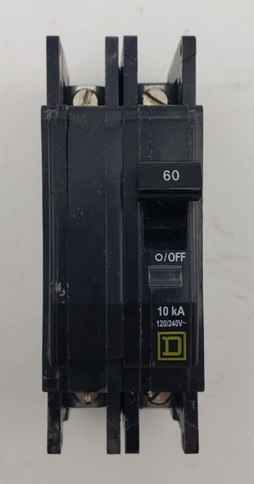 Square D 60 Amp 2 Pole HVAC Specific Breaker QOU260RP