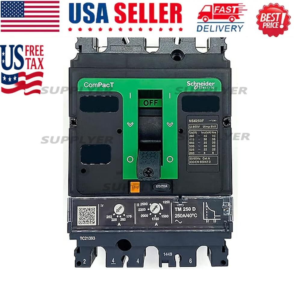 C25F3TM250 Circuit breaker ComPacT NSX250F 36kA/415VAC 3poles TMD trip unit 250A