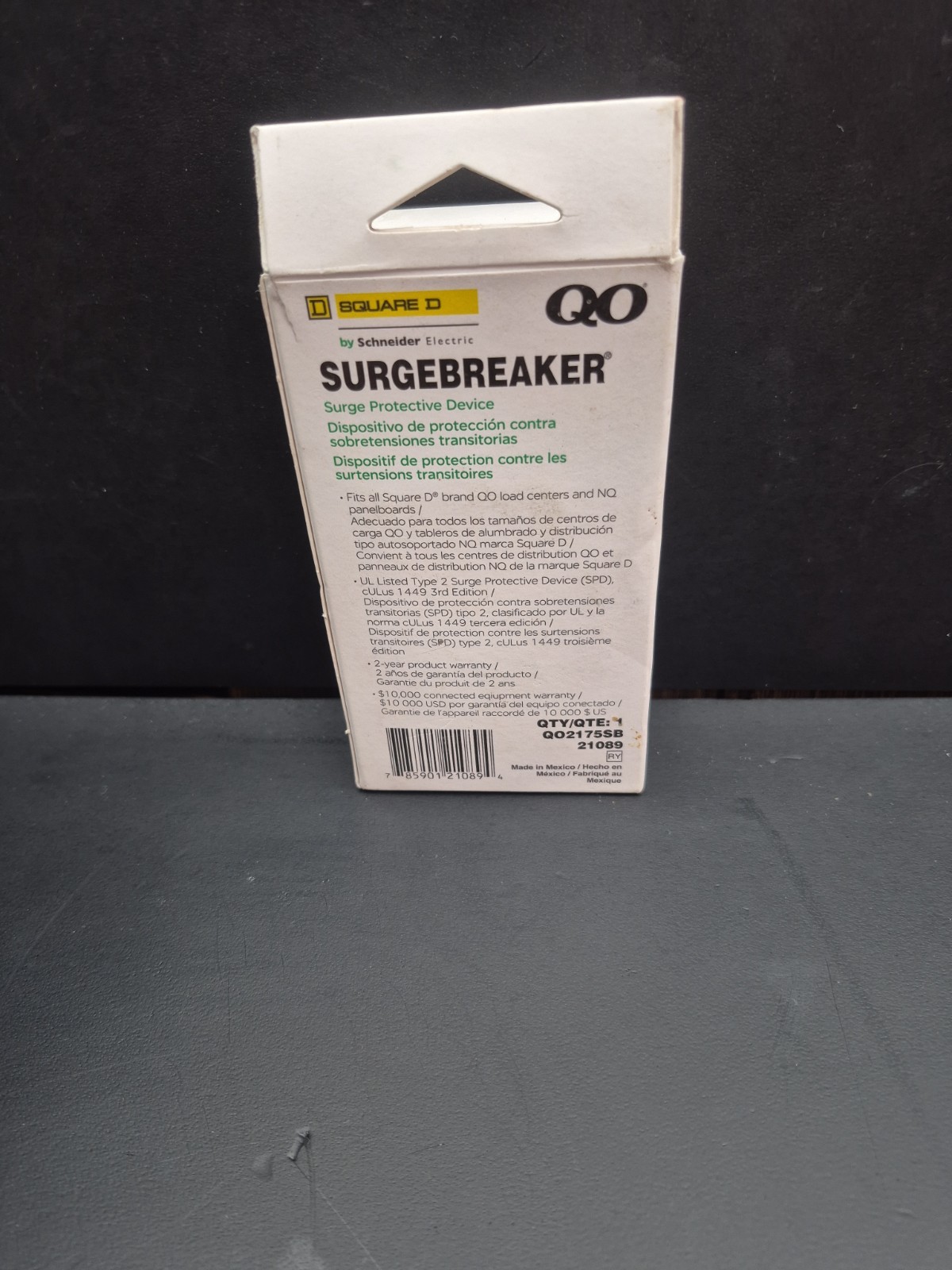 Square D QO2175SB Surgebreaker, Surge Protection Device Nos
