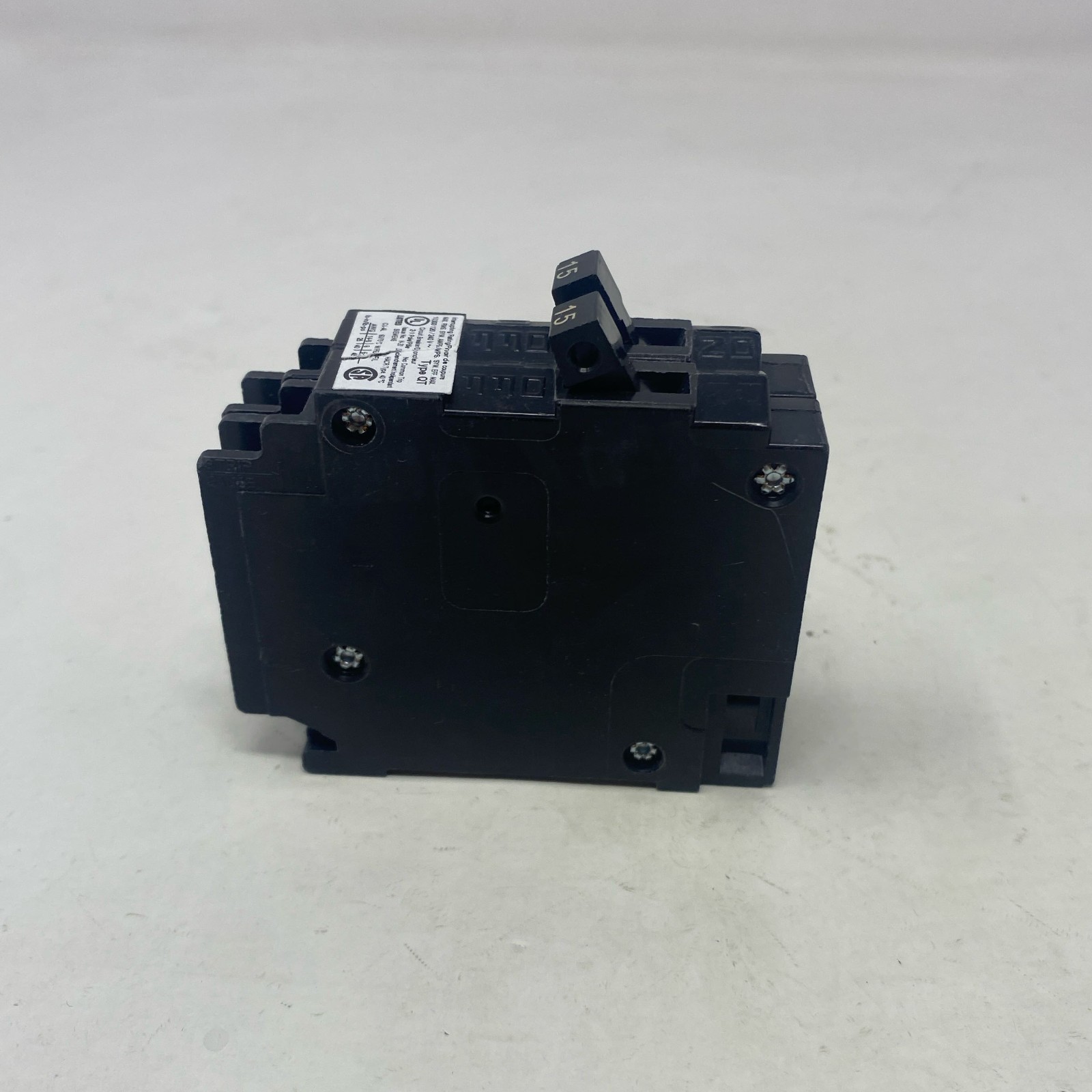 SIEMENS Q1515NC 15/15A Tandem Circuit Breaker, Black,