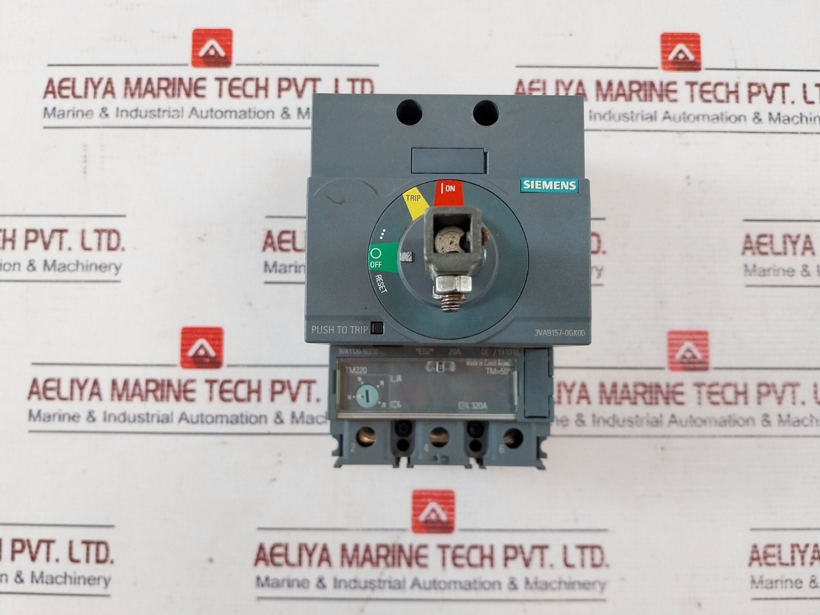Siemens 3VT3763-2AA36-0AA0 Molded Case Circuit Breaker 3VT9300-3HA20