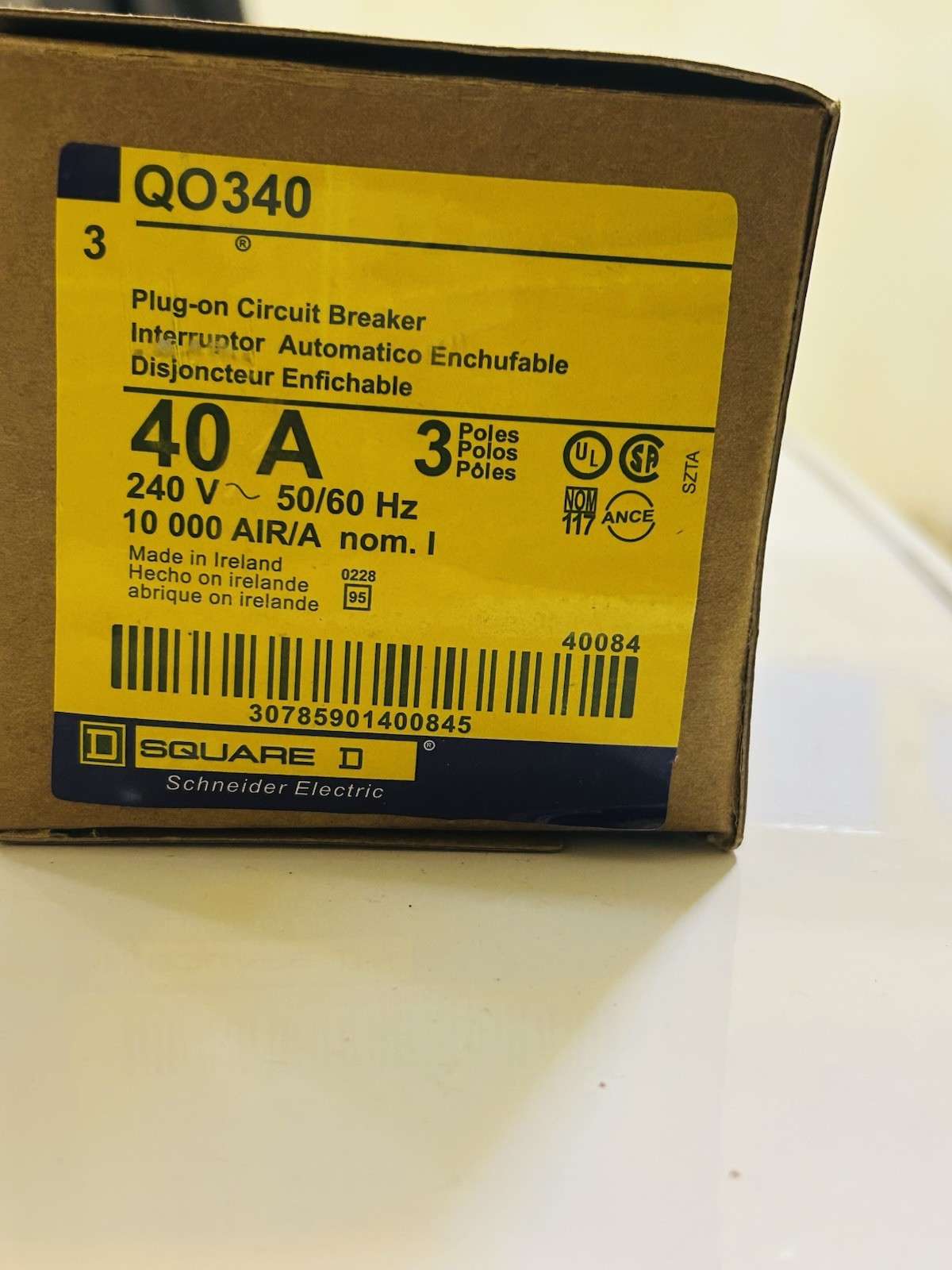 Lot Of 3 New Square D QO340 New In Box