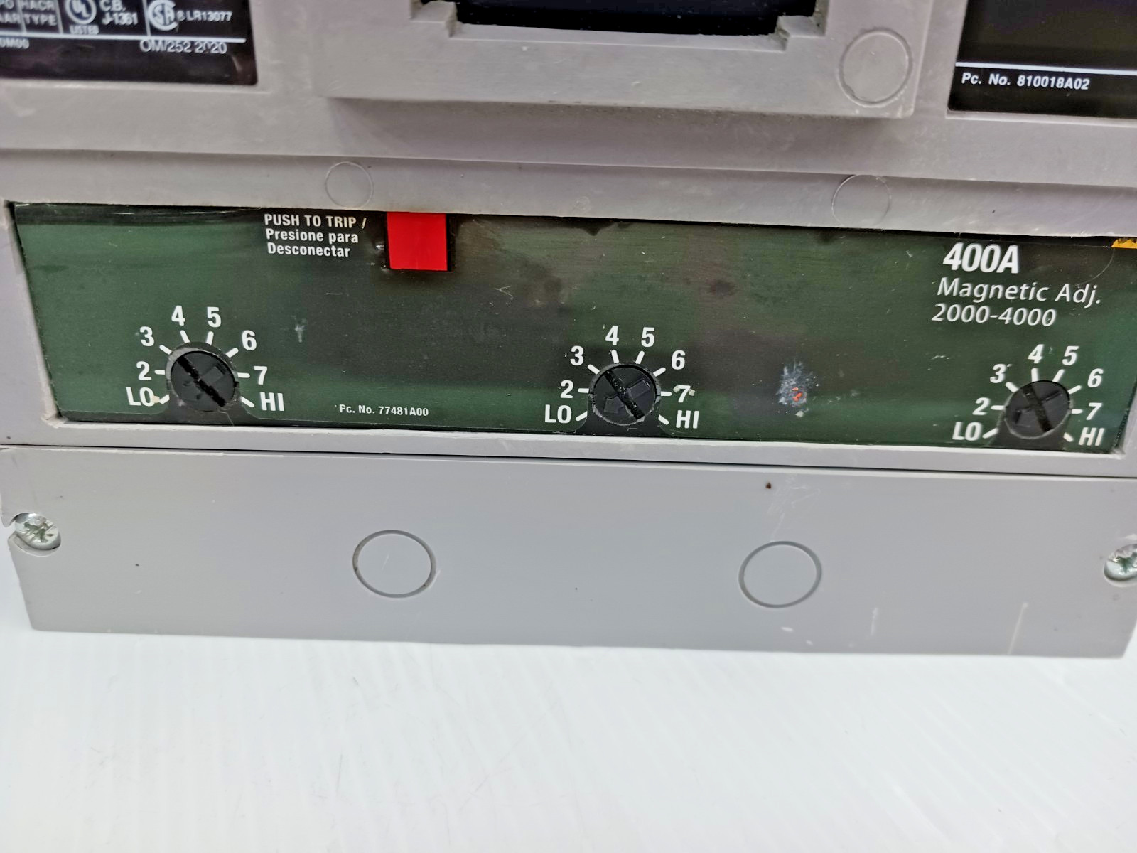 New Siemens 400 Amp Circuit Breaker 3 Pole 240 V JXD23B400 New Takeout
