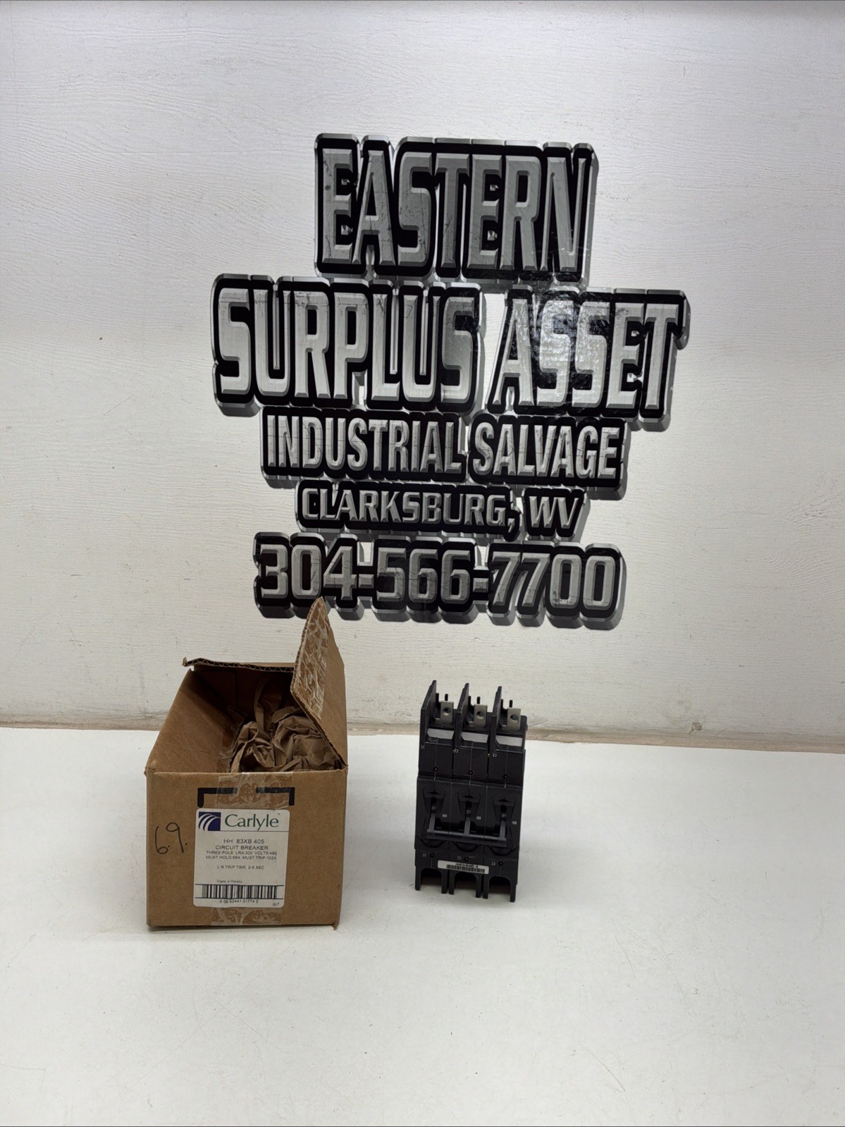 Carlyle Circuit Breaker HH 83XB 405 480V NIB