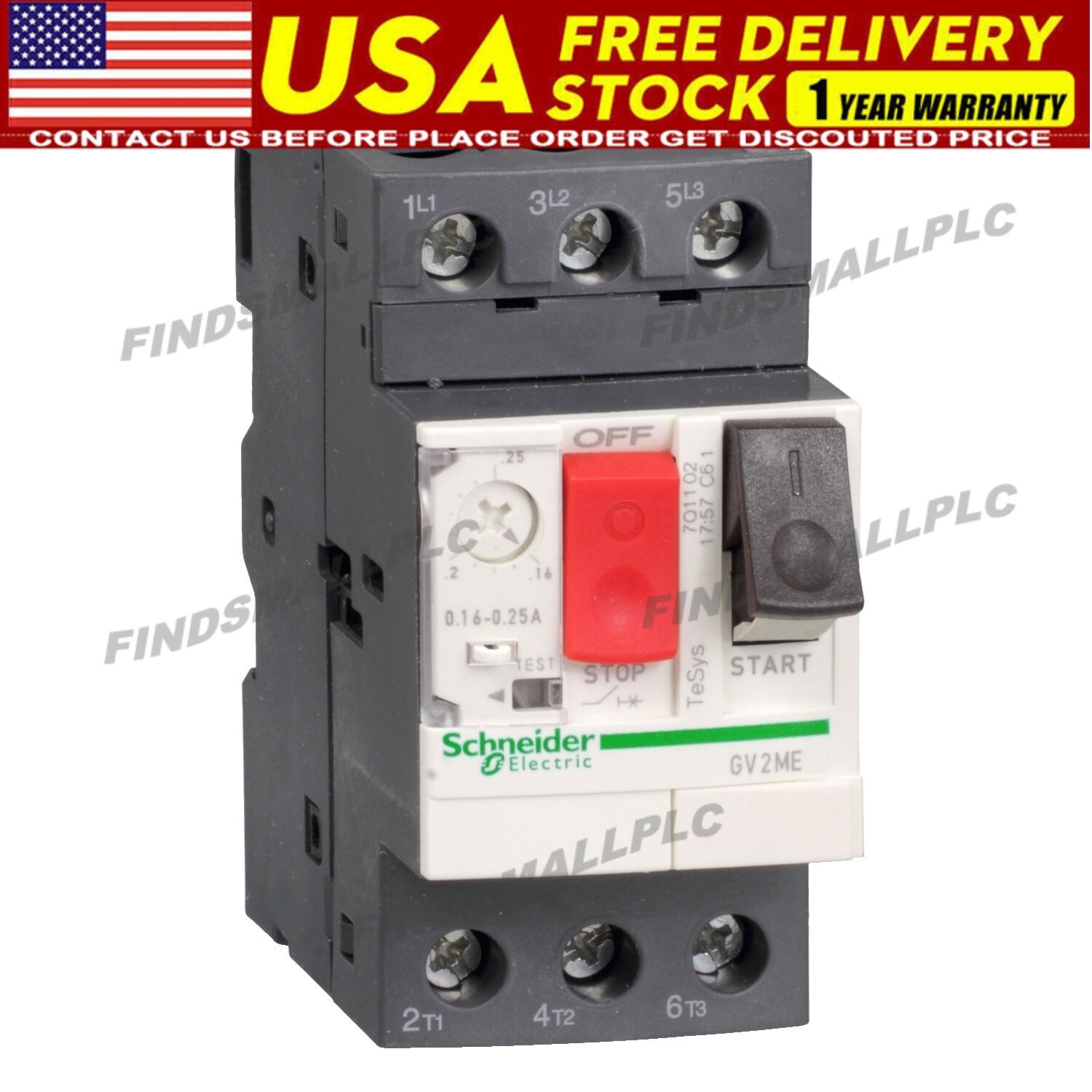 NEW Schneider GV2ME07 Circuit breaker-thermal-magnetic 1.6..2.5A 1PC IN BOX