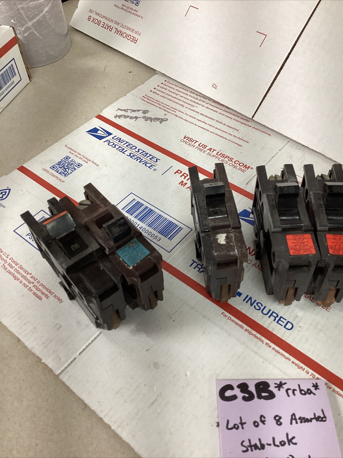 Lot/8 Asrt FPE Stab-Lok Type NA THICK Circuit Breaker/s NA220 NA130 NA140 NA150