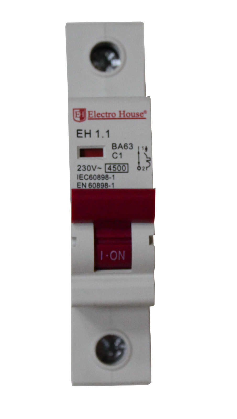 MCB 1/3/6/10/16/20/25/32/40/50/63A 1P Electric Miniature Circuit Breaker Single