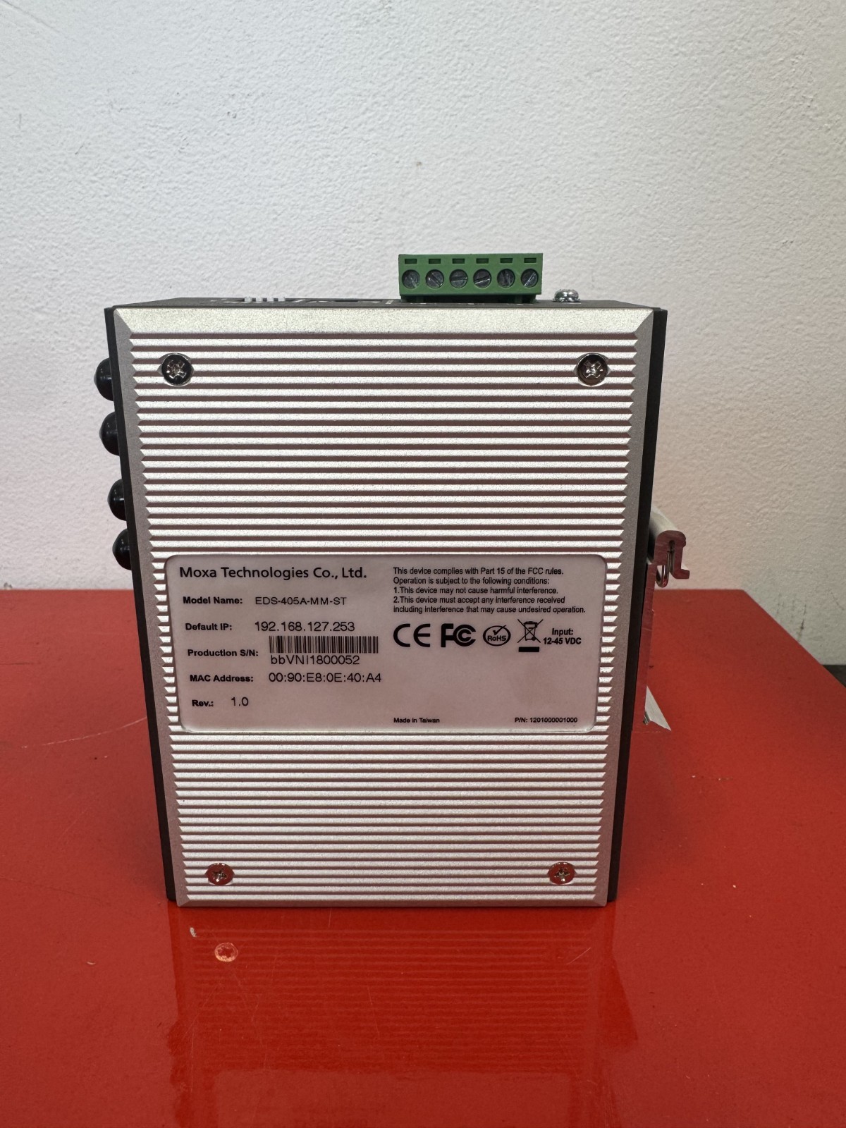 NEW TAKEOUT MOXA EDS-405A-MM-ST *SHIPS SAME DAY UPS*